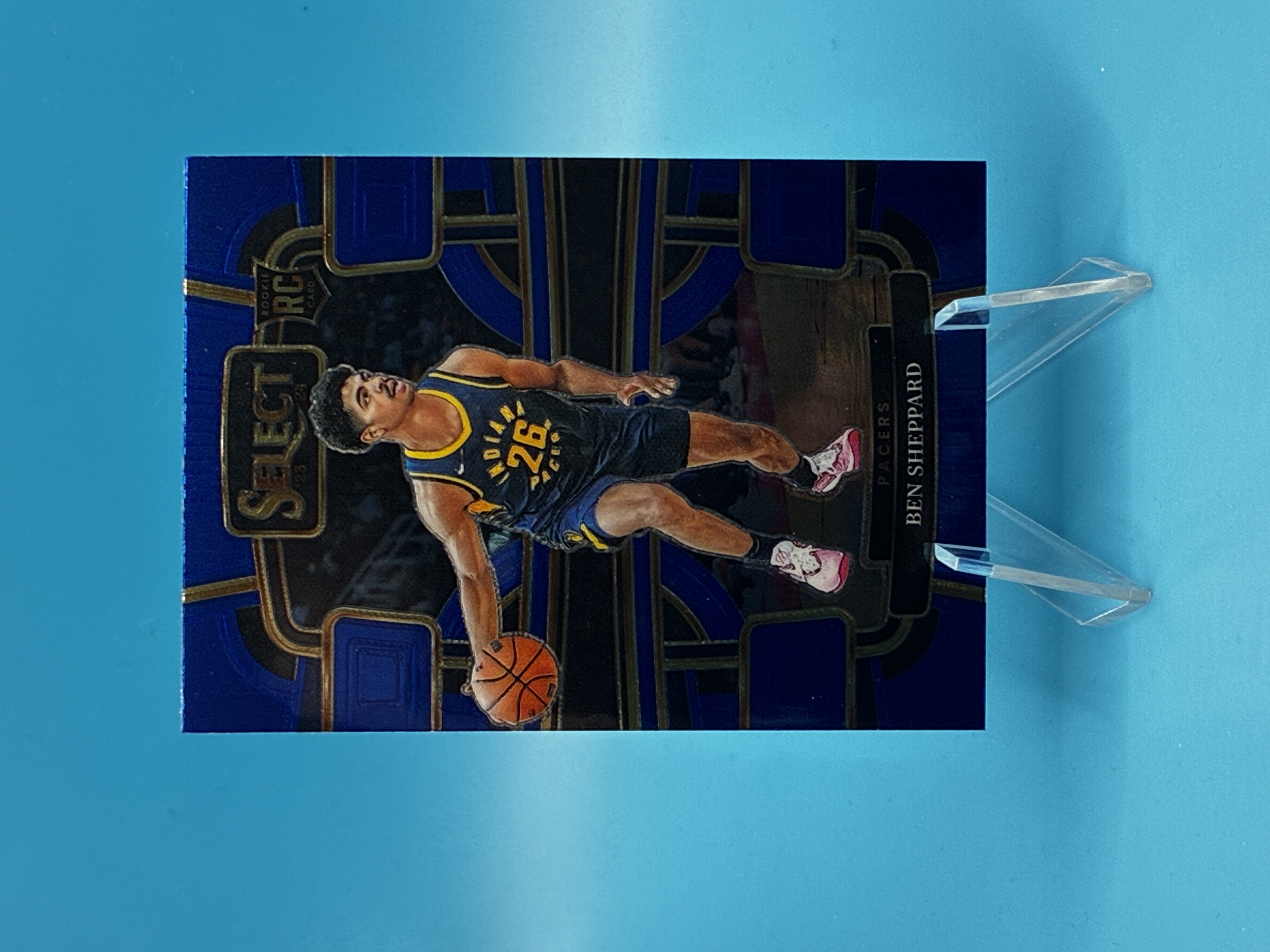 2023/2024 Panini Select Ben Sheppard Blue Concourse #94 Indiana Pacers – Vorderseite