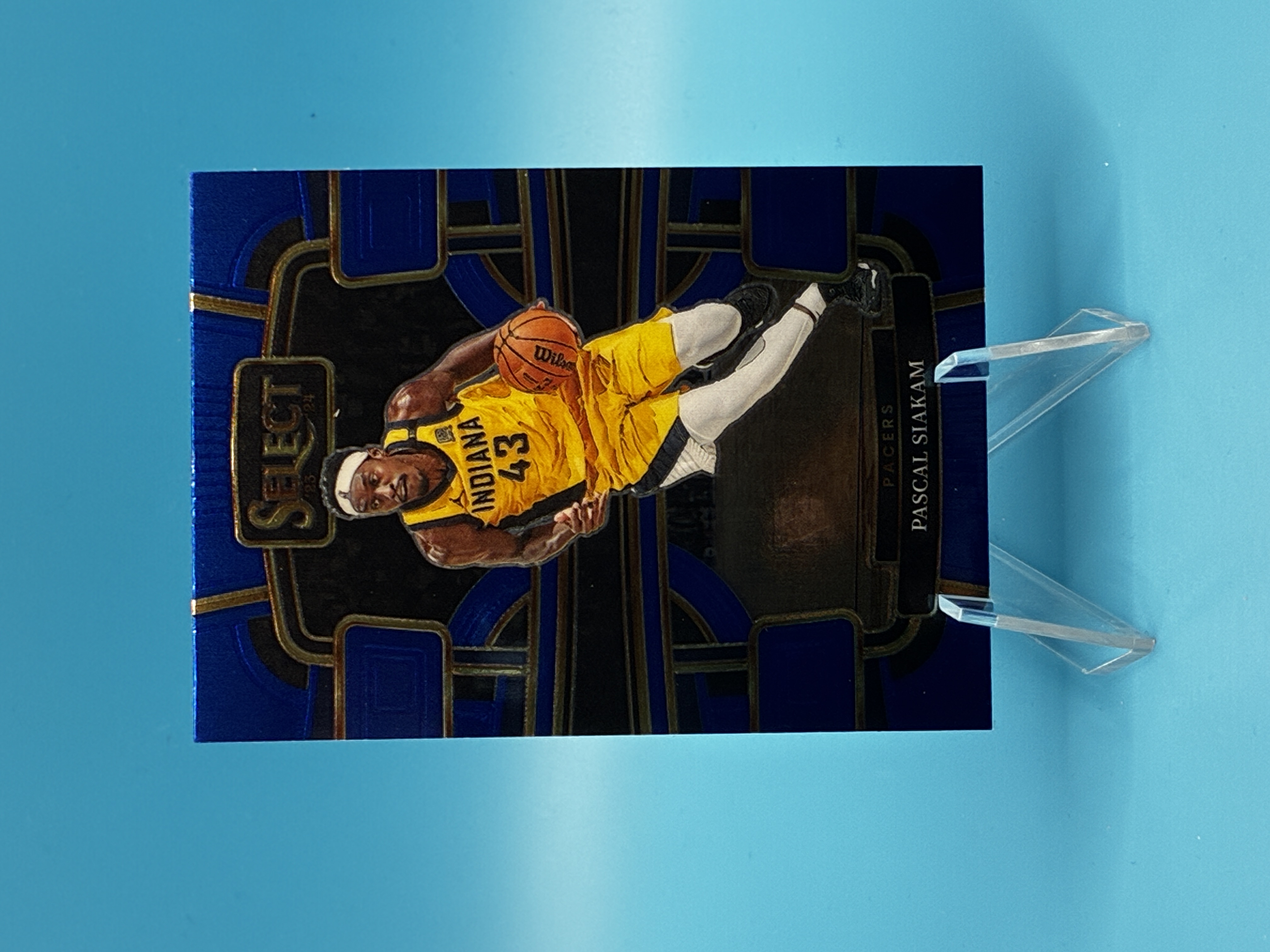 2023/2024 Panini Select Pascal Siakam Blue Concourse #8 Indiana Pacers – Vorderseite