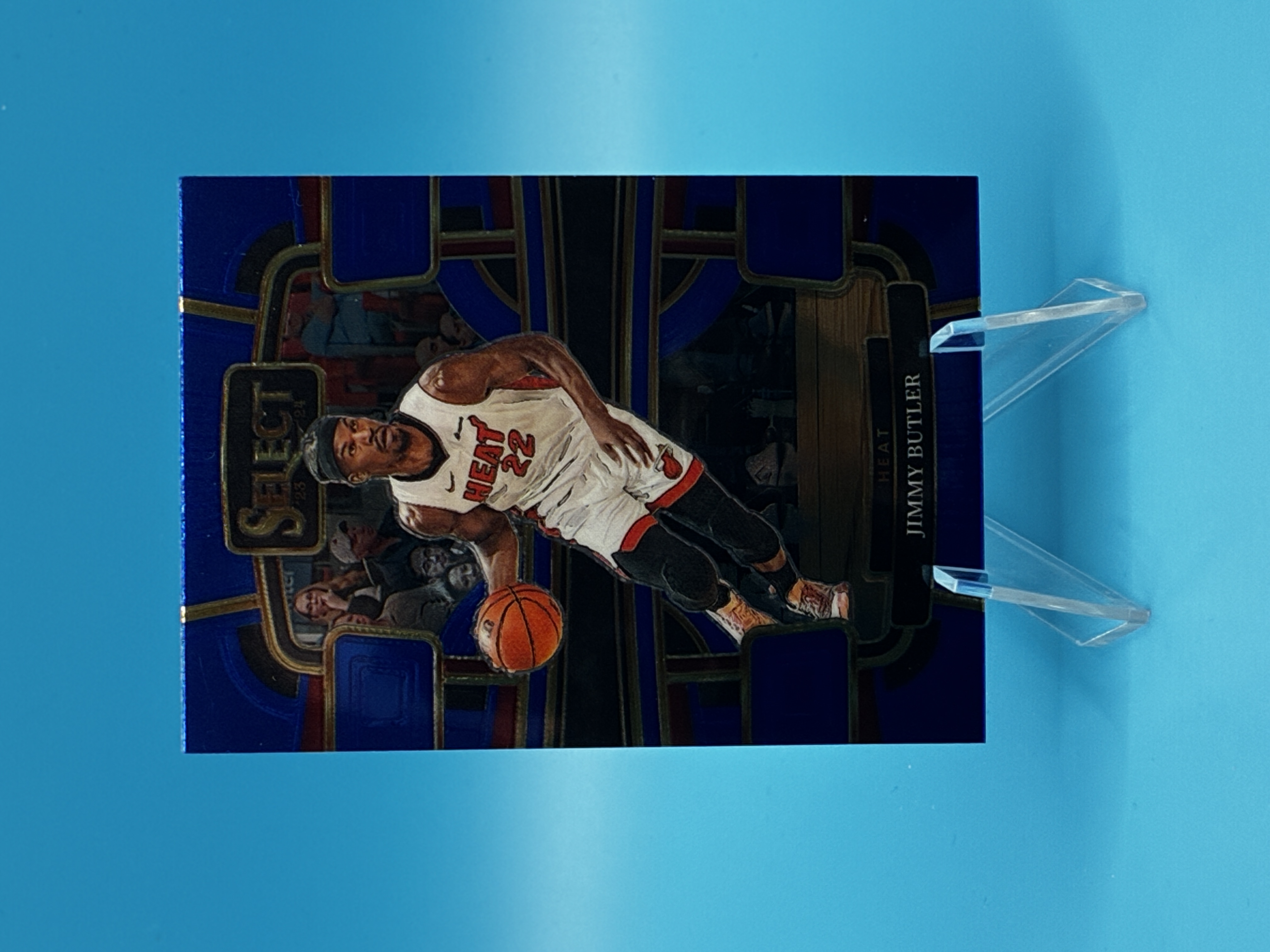 2023/2024 Panini Select Jimmy Butler Blue Concourse #40 Miami Heat – Vorderseite