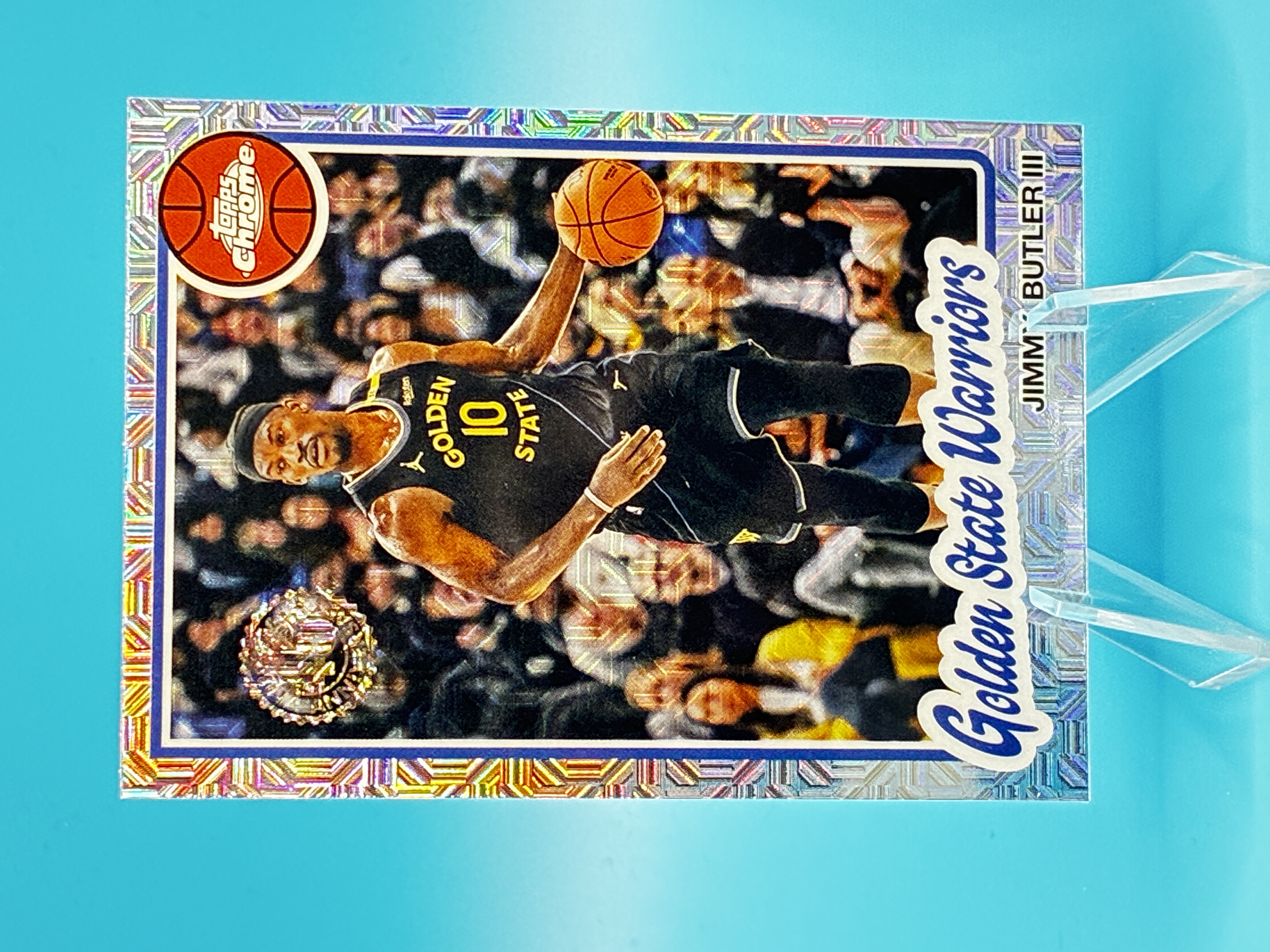 2024/2025 Topps Chrome Jimmy Butler III Mojo 45th #TC-JBU Golden State Warriors – Vorderseite