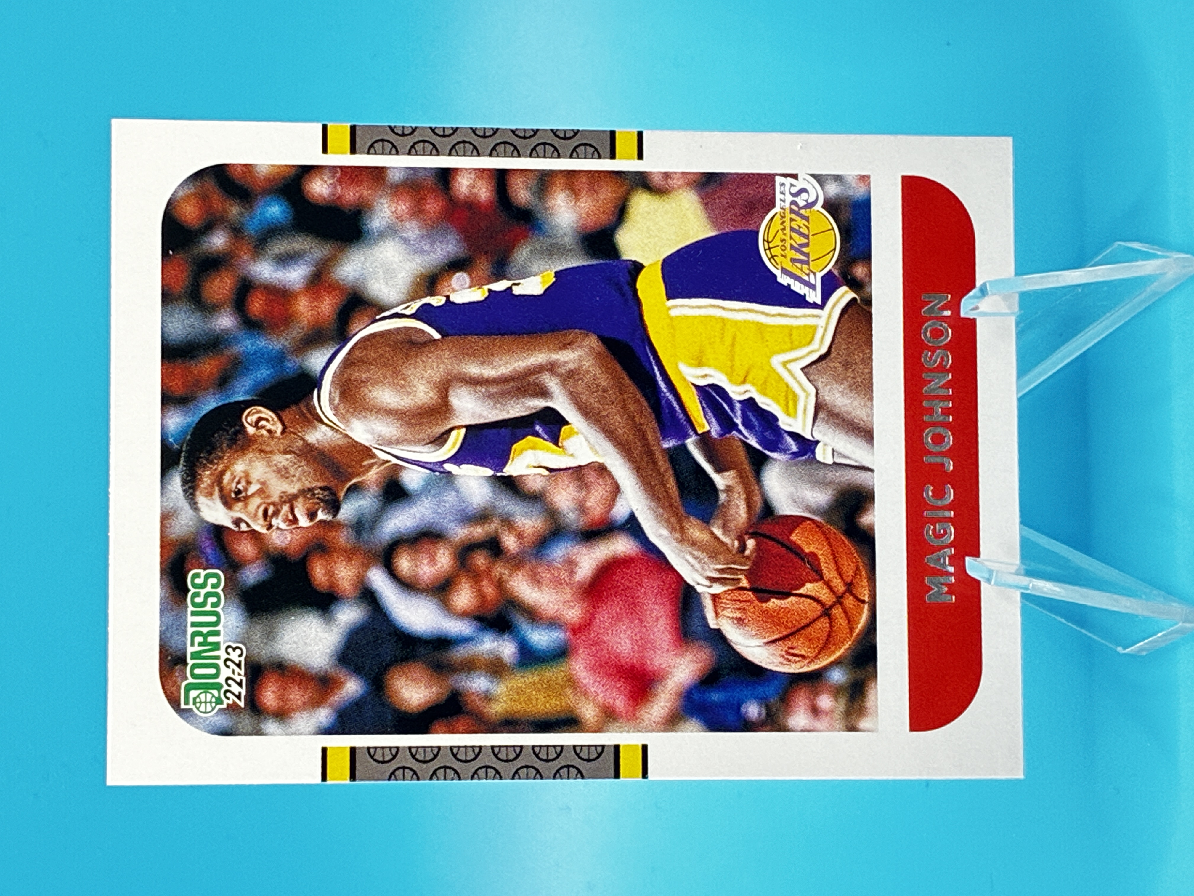 2022/2023 Panini Donruss Magic Johnson Career Highlights #5 Los Angeles Lakers – Vorderseite