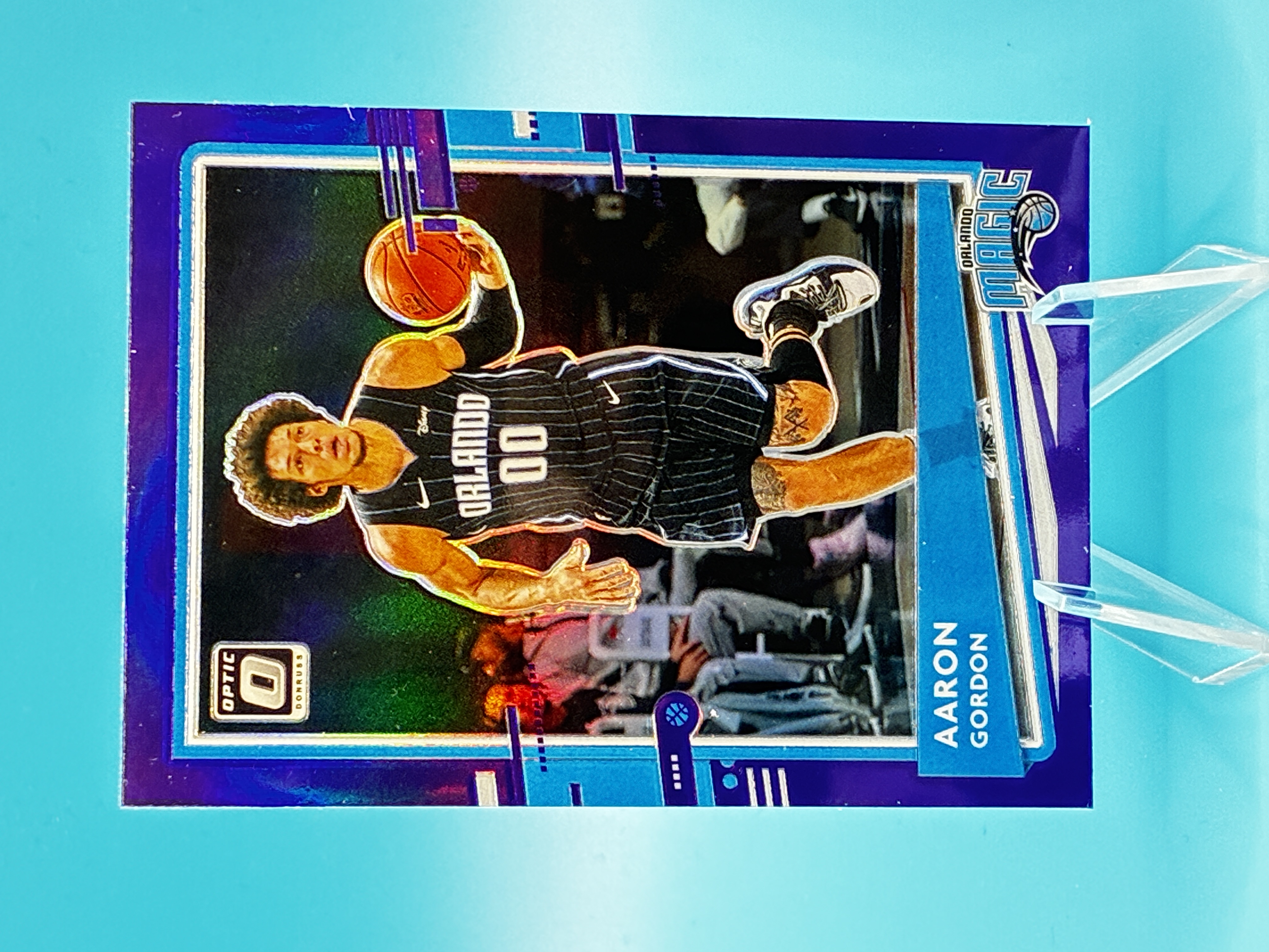 2020/2021 Panini Optic Aaron Gordon Purple #119 Orlando Magic – Vorderseite
