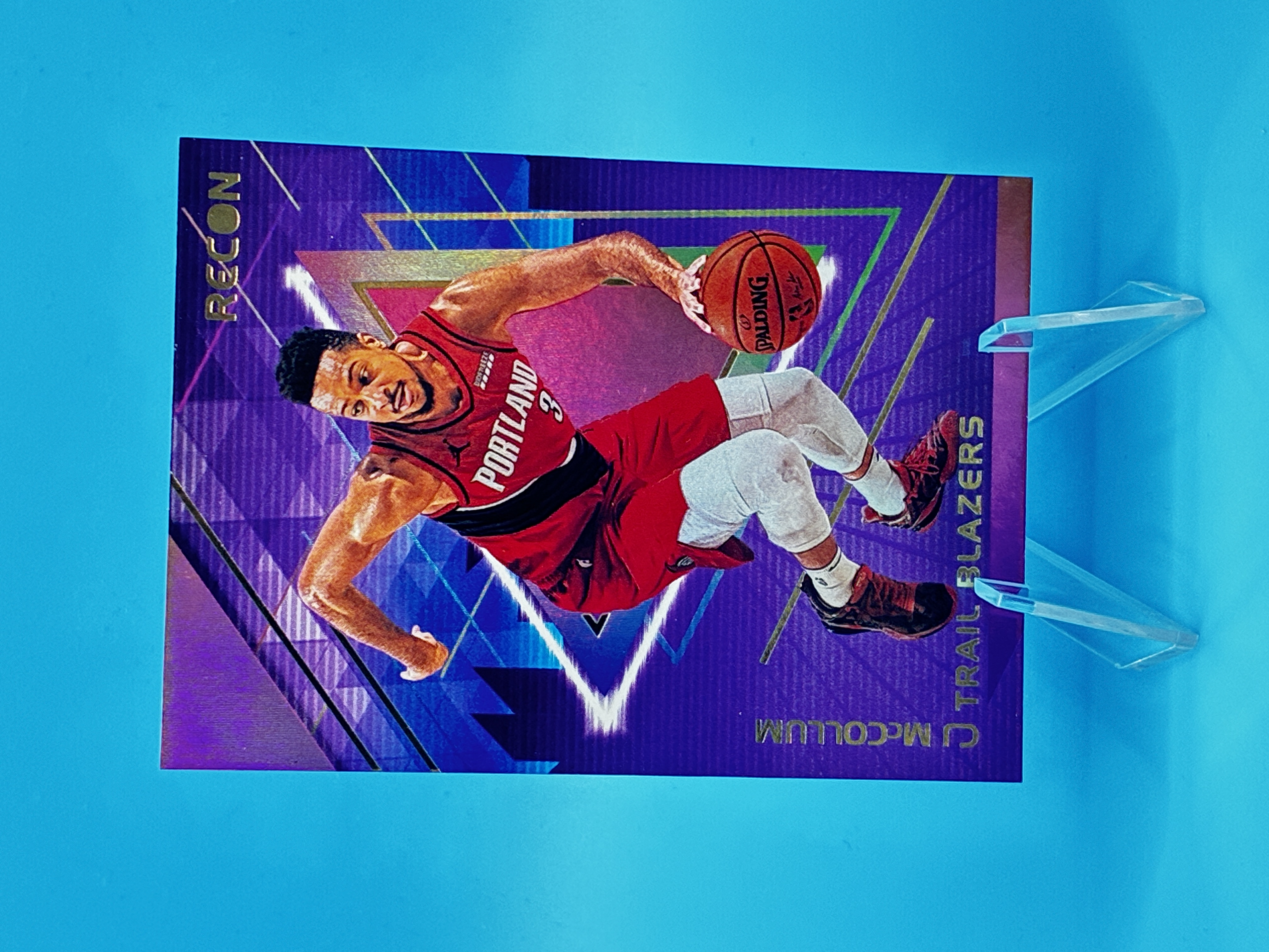 2020/2021 Panini Recon CJ McCollum #120 Portland Trail Blazers – Vorderseite