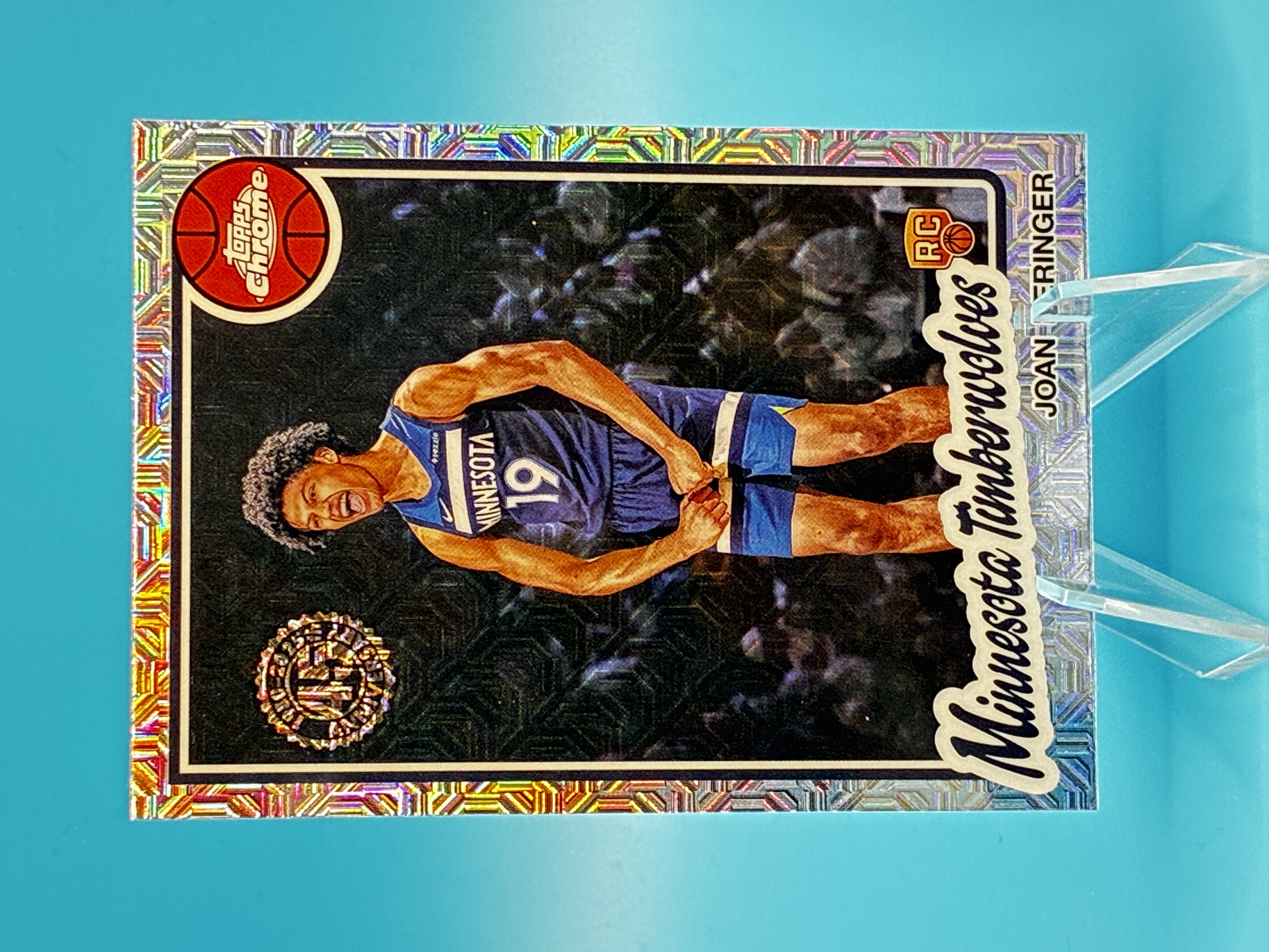 2025 Topps Chrome Joan Beringer Mojo 45th #TC-JBI Minnesota Timberwolves – Vorderseite