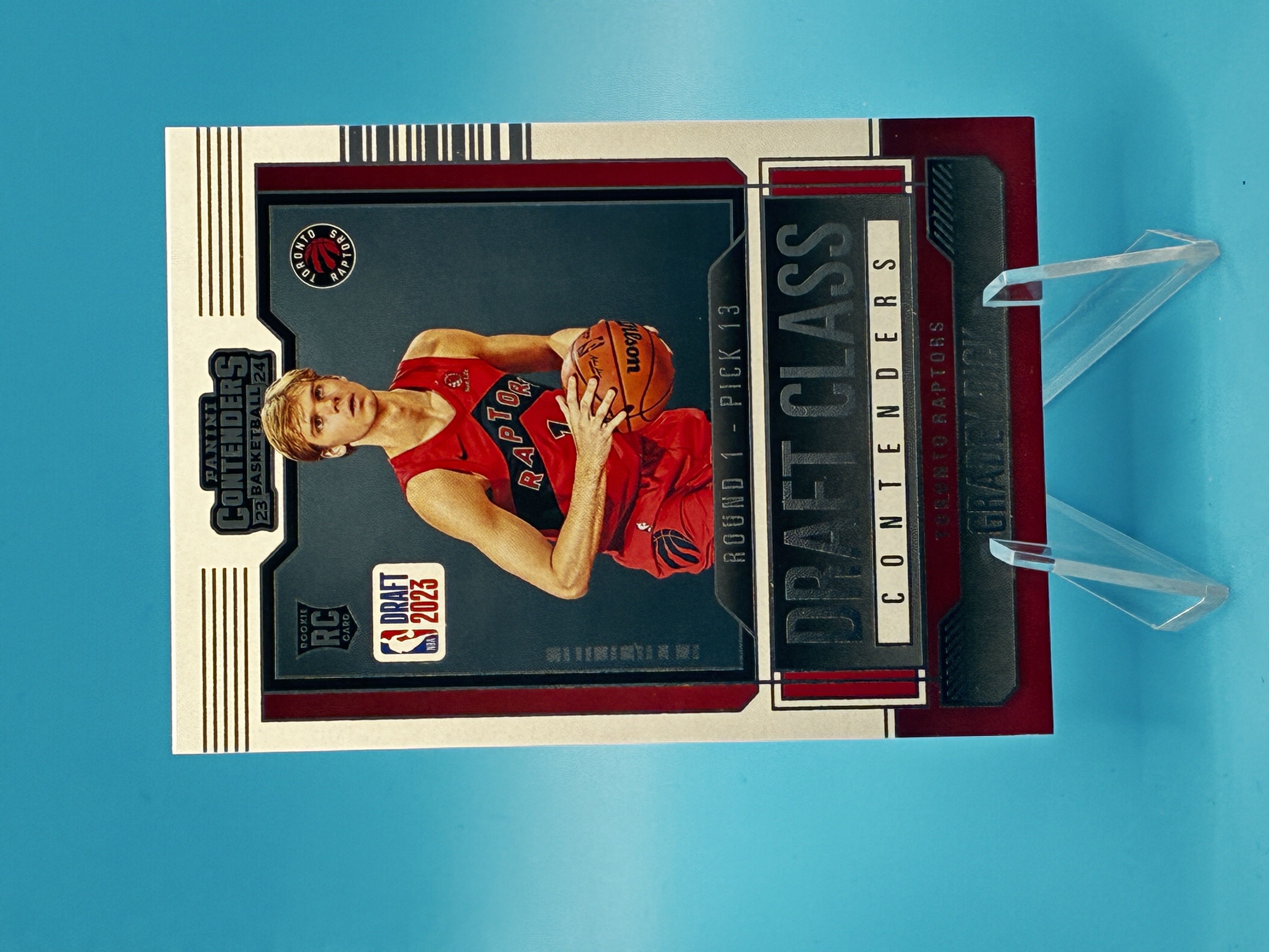 2023/2024 Panini Contenders Gradey Dick Draft Class #7 Toronto Raptors – Vorderseite