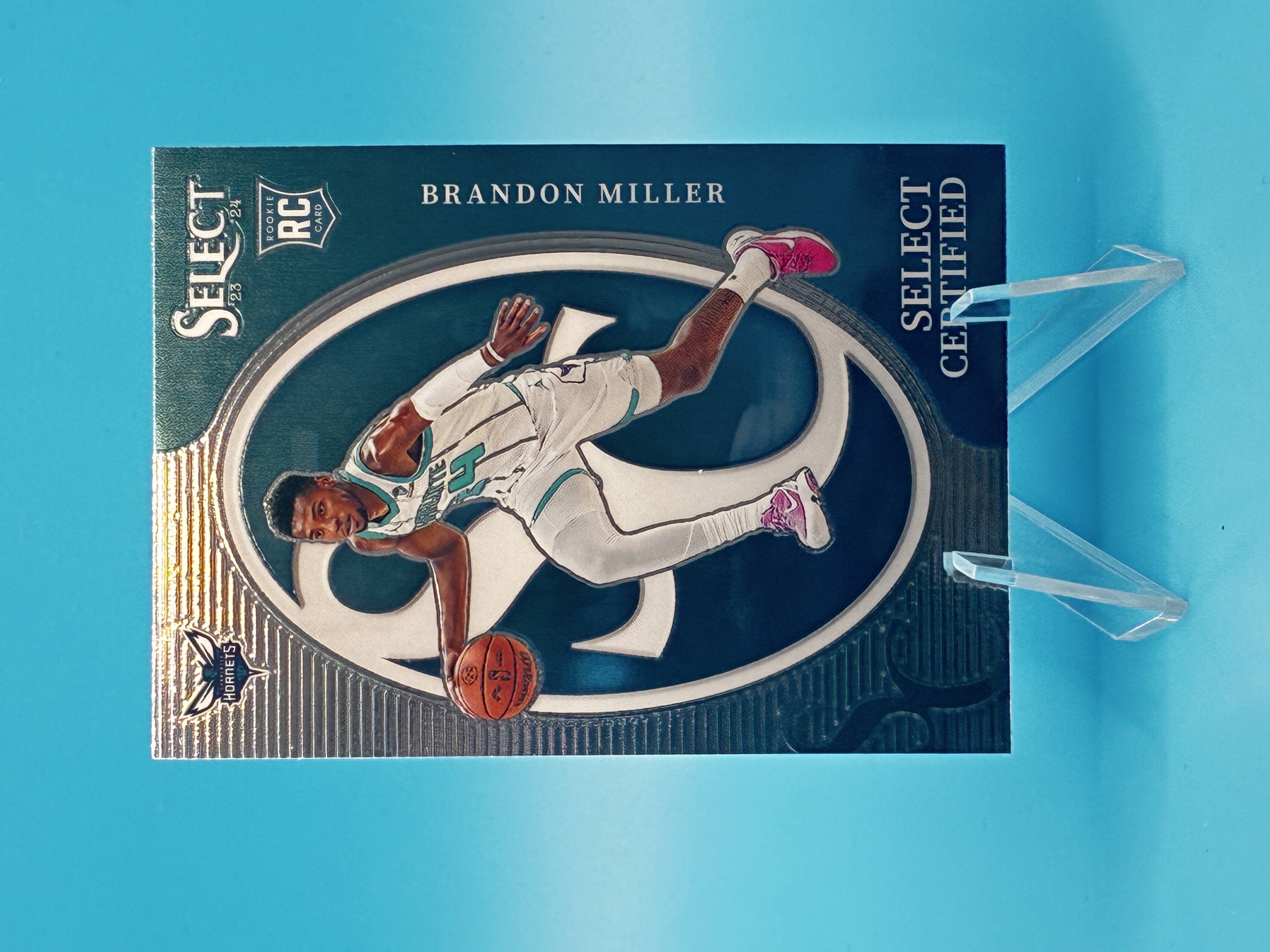 2023/2024 Panini Select Brandon Miller Certified #10 Charlotte Hornets – Vorderseite