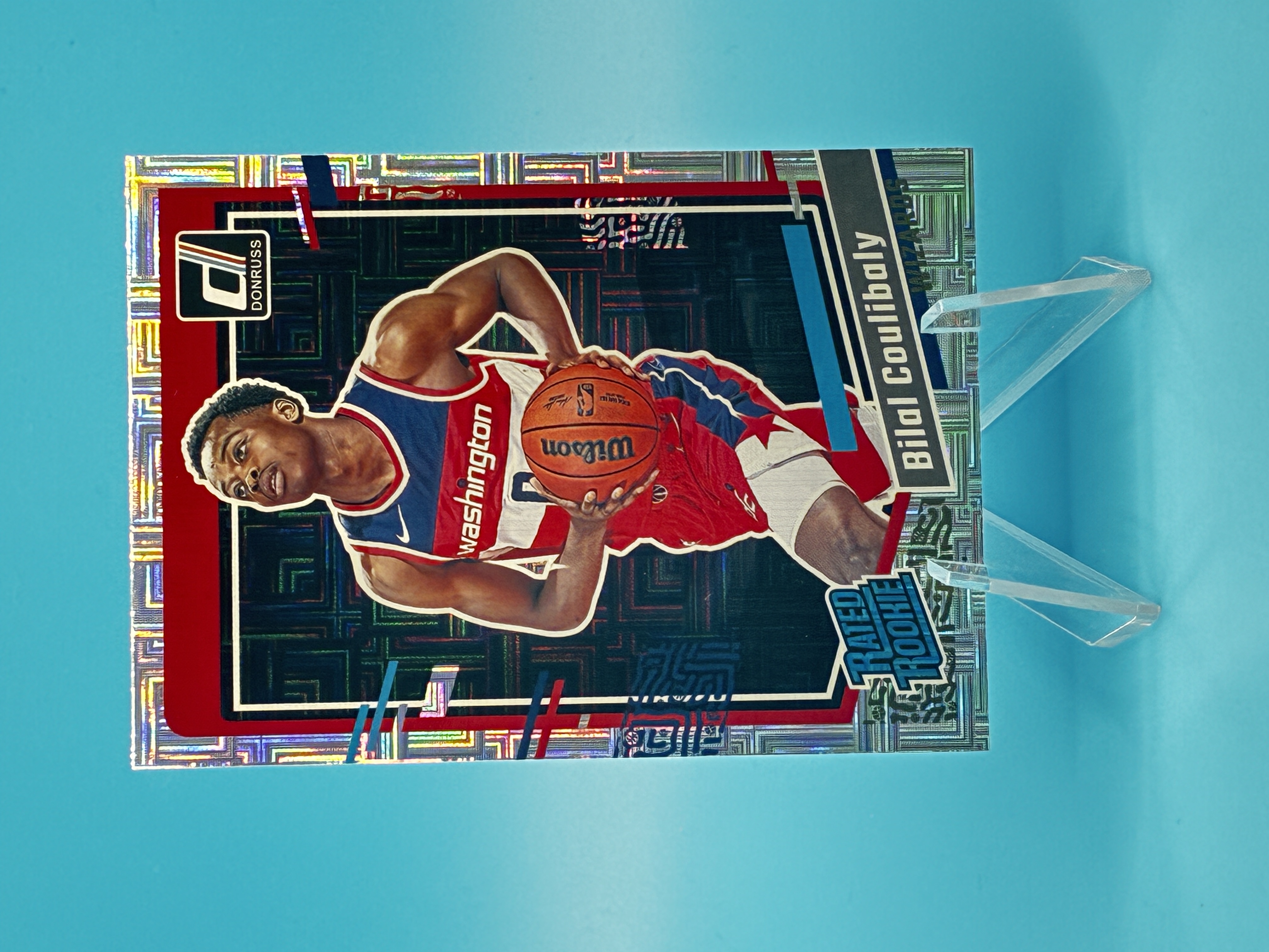 2023/2024 Panini Donruss Bilal Coulibaly Choice #225 Washington Wizards – Vorderseite