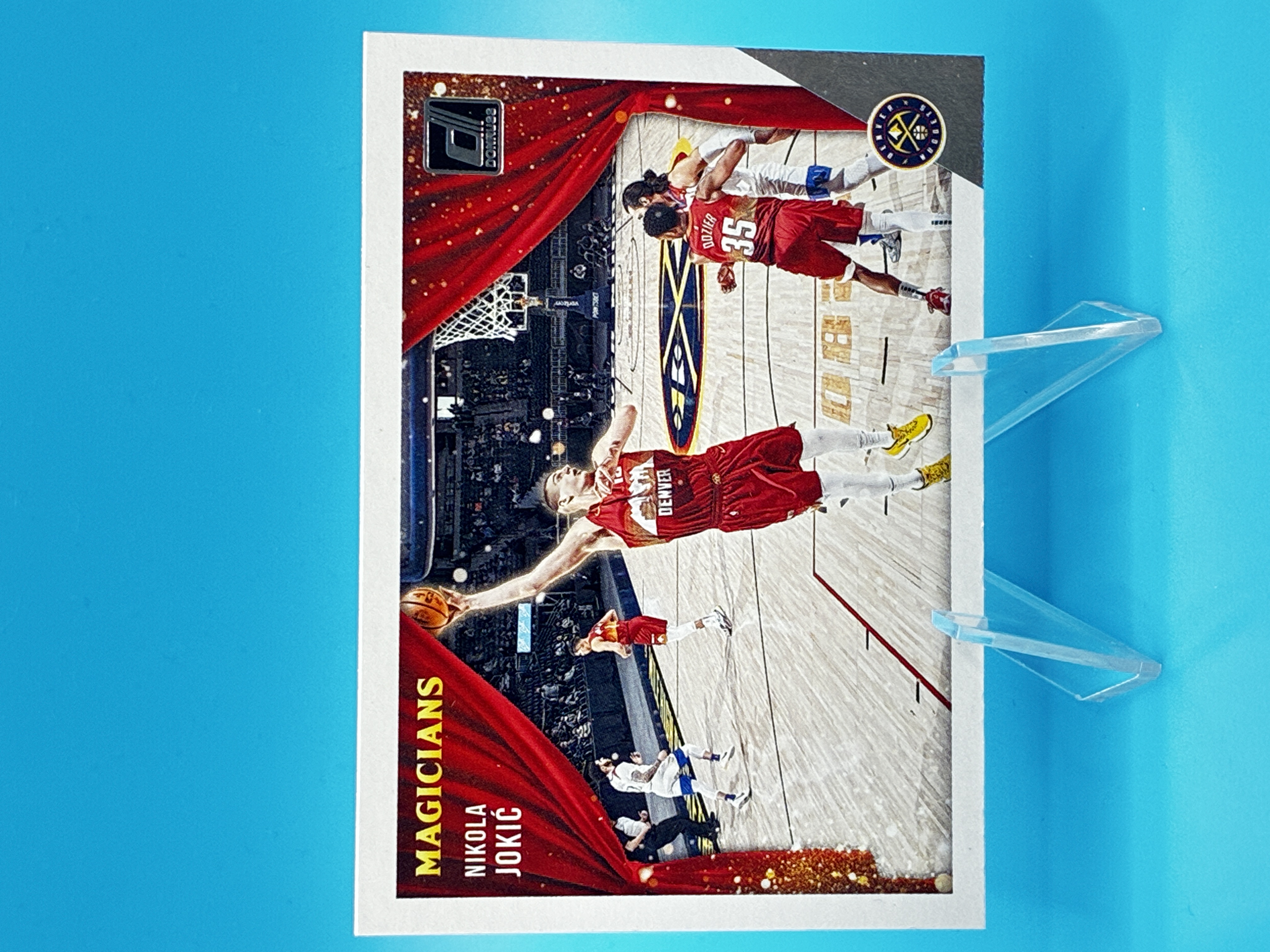 2021/2022 Panini Donruss Nikola Jokić Magicians #10 Denver Nuggets – Vorderseite
