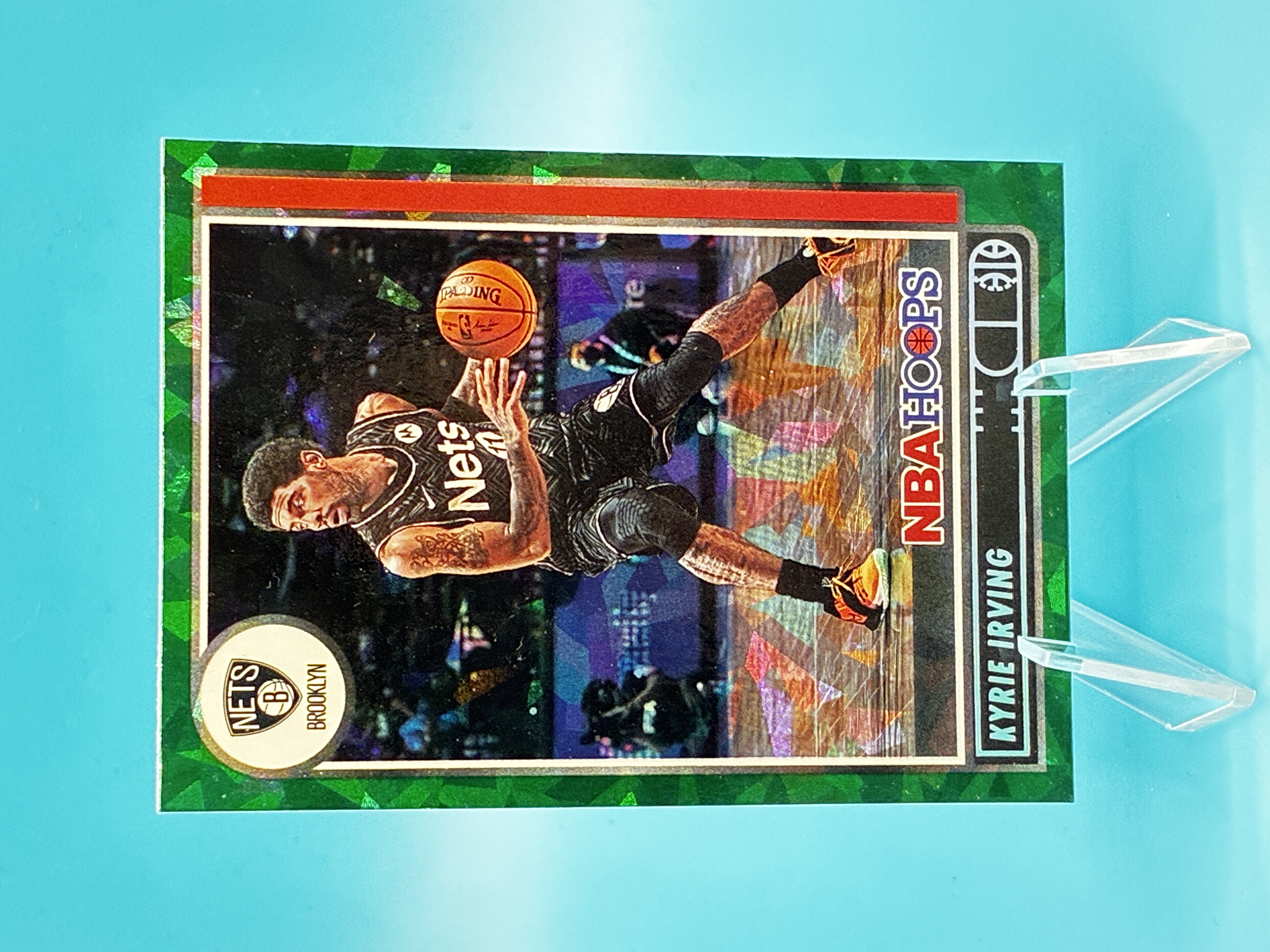 2021/2022 Panini Hoops Kyrie Irving Green Ice #71 Brooklyn Nets – Vorderseite