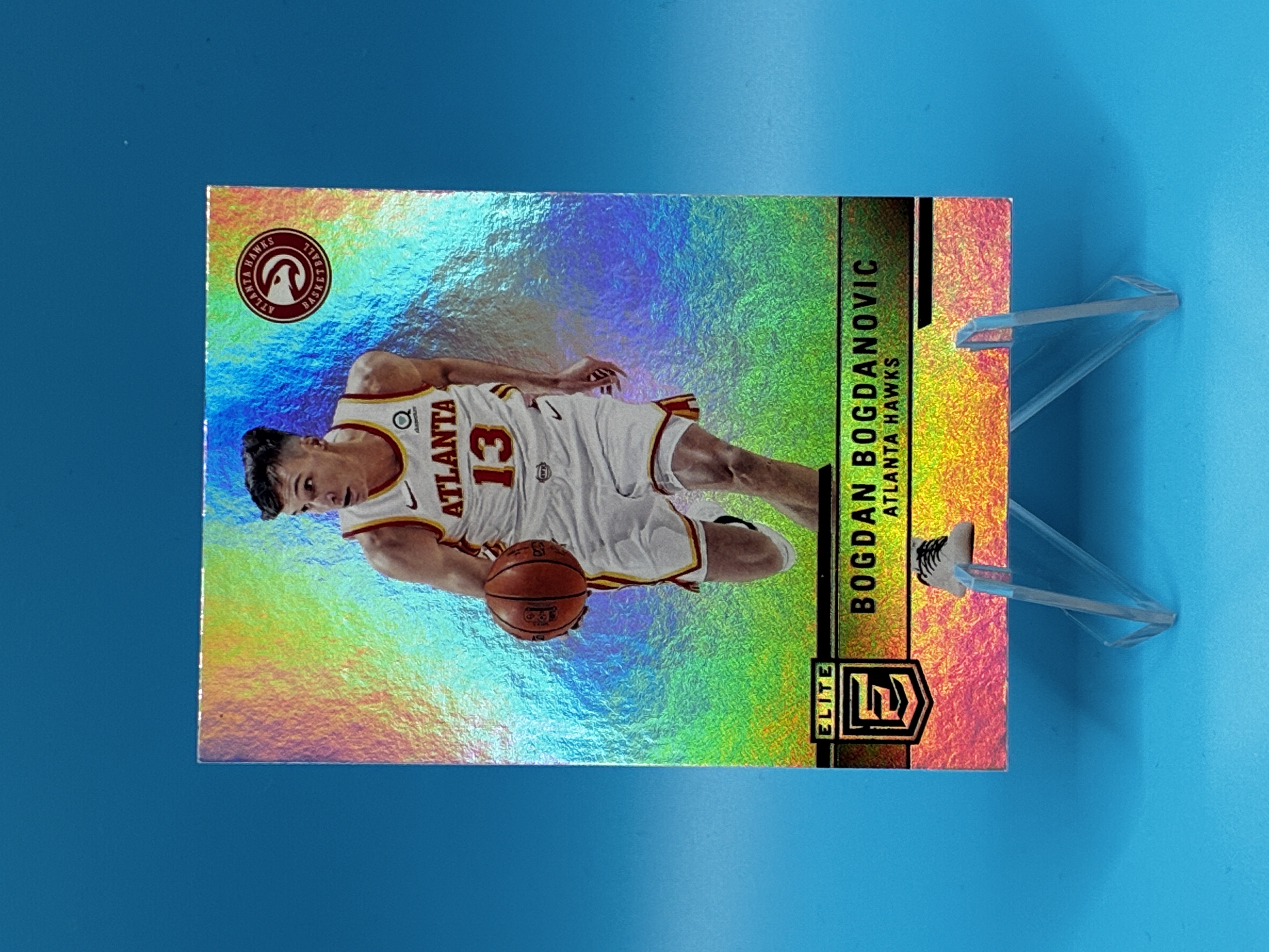2021/2022 Panini Donruss Elite Bogdan Bogdanovic #192 Atlanta Hawks – Vorderseite