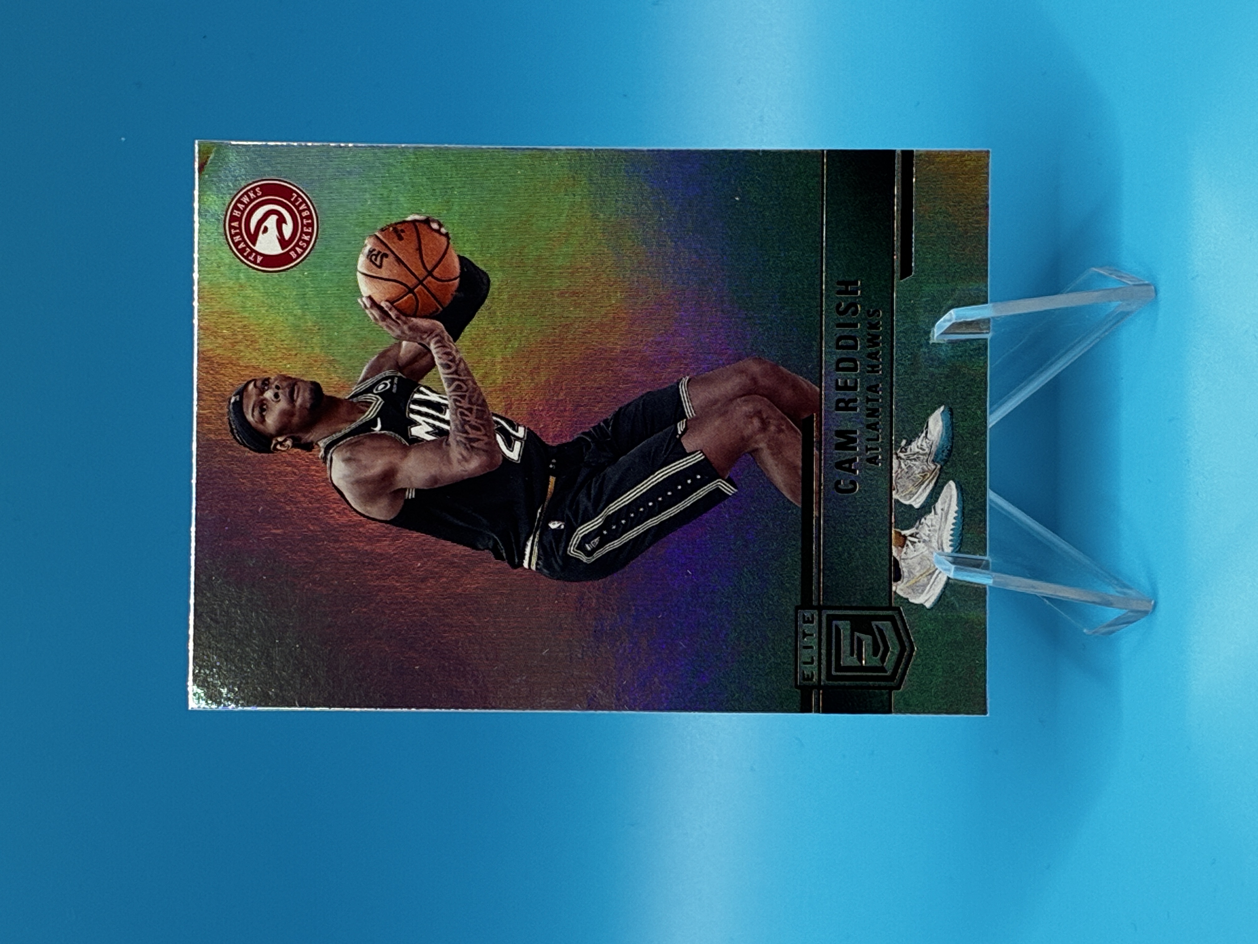 2021/2022 Panini Donruss Elite Cam Reddish #121 Atlanta Hawks – Vorderseite