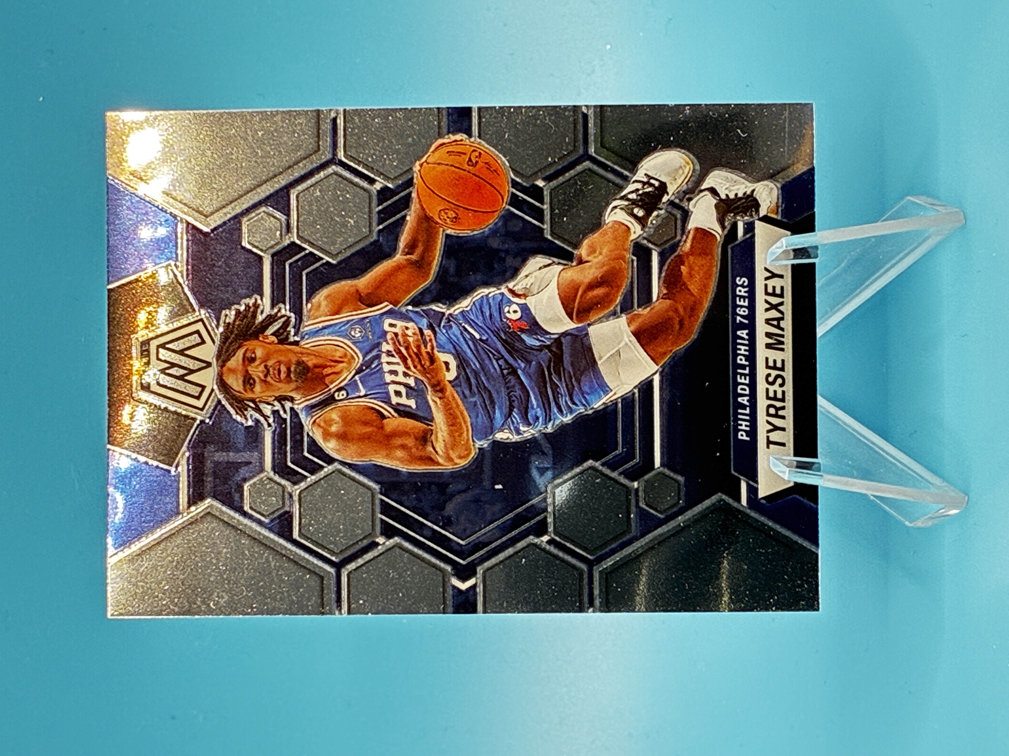 2022/2023 Panini Mosaic Tyrese Maxey #89 Philadelphia 76ers – Vorderseite