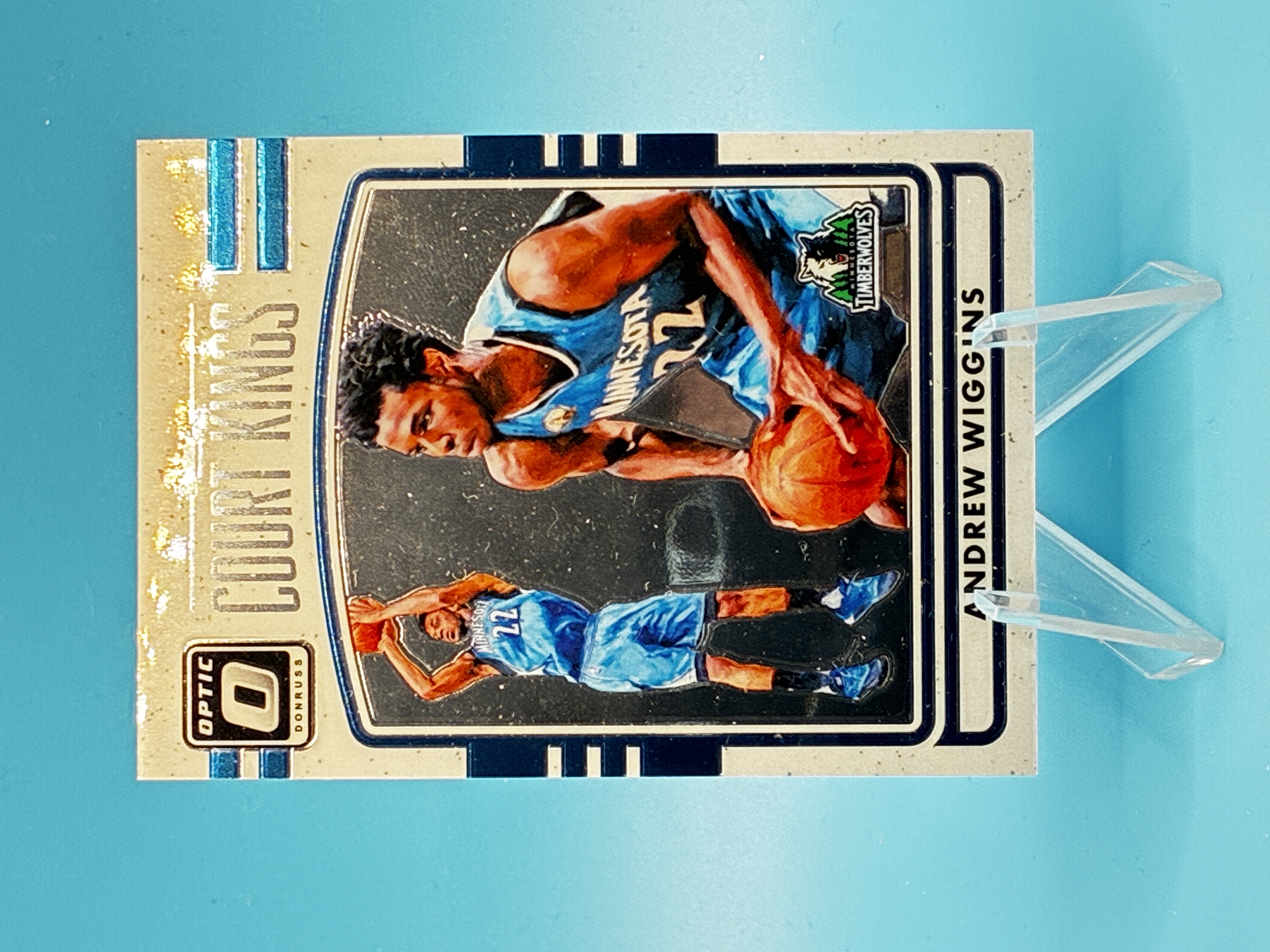 2016/2017 Panini Optic Andrew Wiggins Court Kings #25 Minnesota Timberwolves – Vorderseite