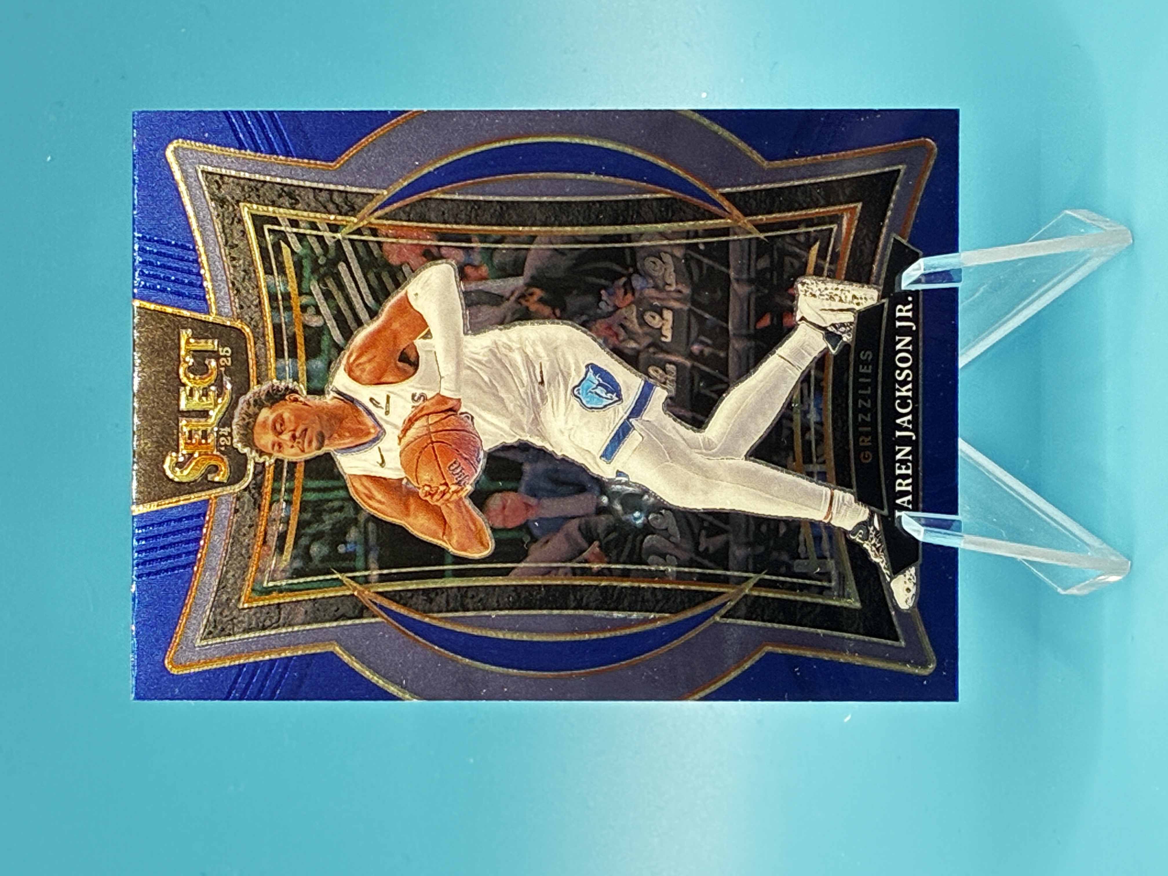 2024/2025 Panini Select Jaren Jackson Jr. Blue Concourse #48 Memphis Grizzlies – Vorderseite