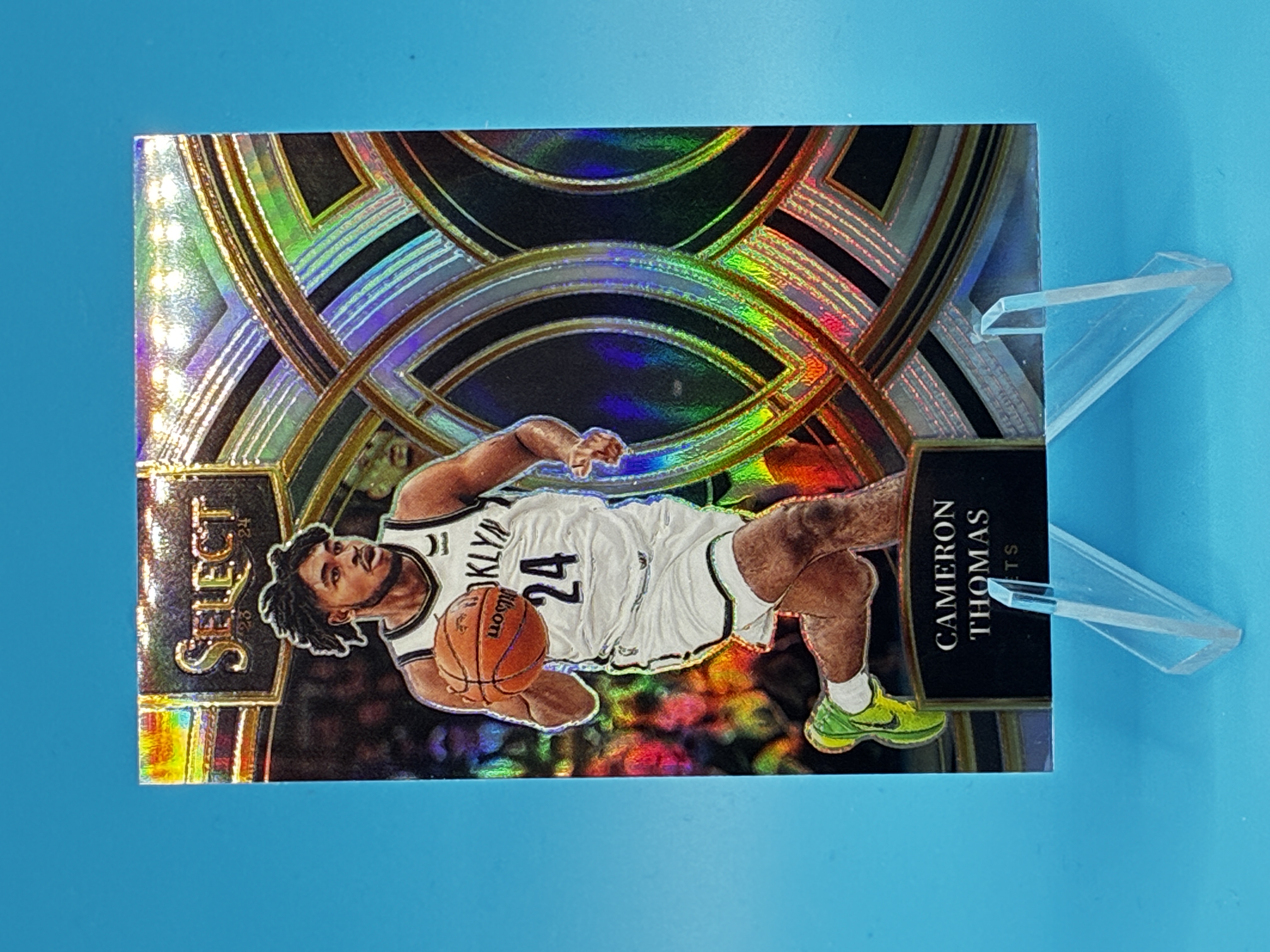 2023/2024 Panini Select Cameron Thomas Silver Premier Level #195 Brooklyn Nets – Vorderseite