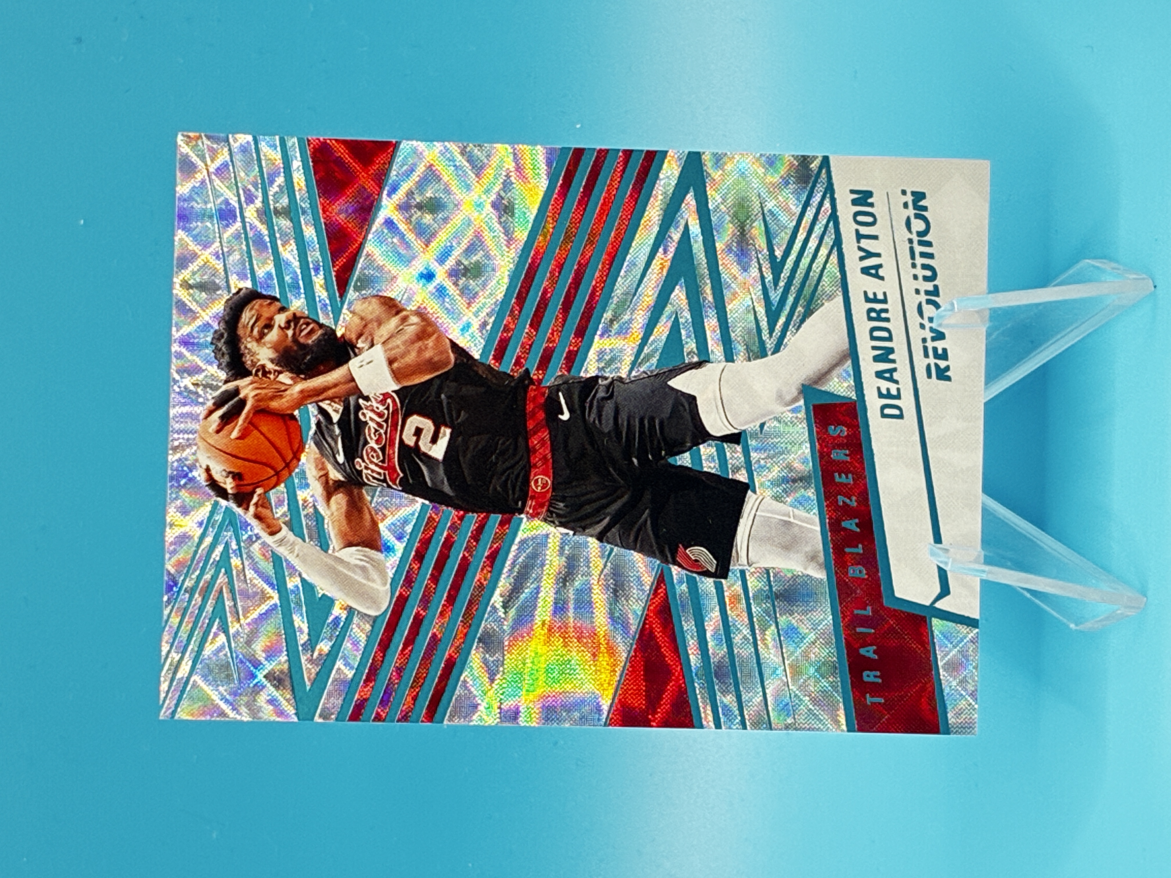 2024/2025 Panini Revolution Deandre Ayton Future Frame 40/60 #11 Portland Trail Blazers – Vorderseite