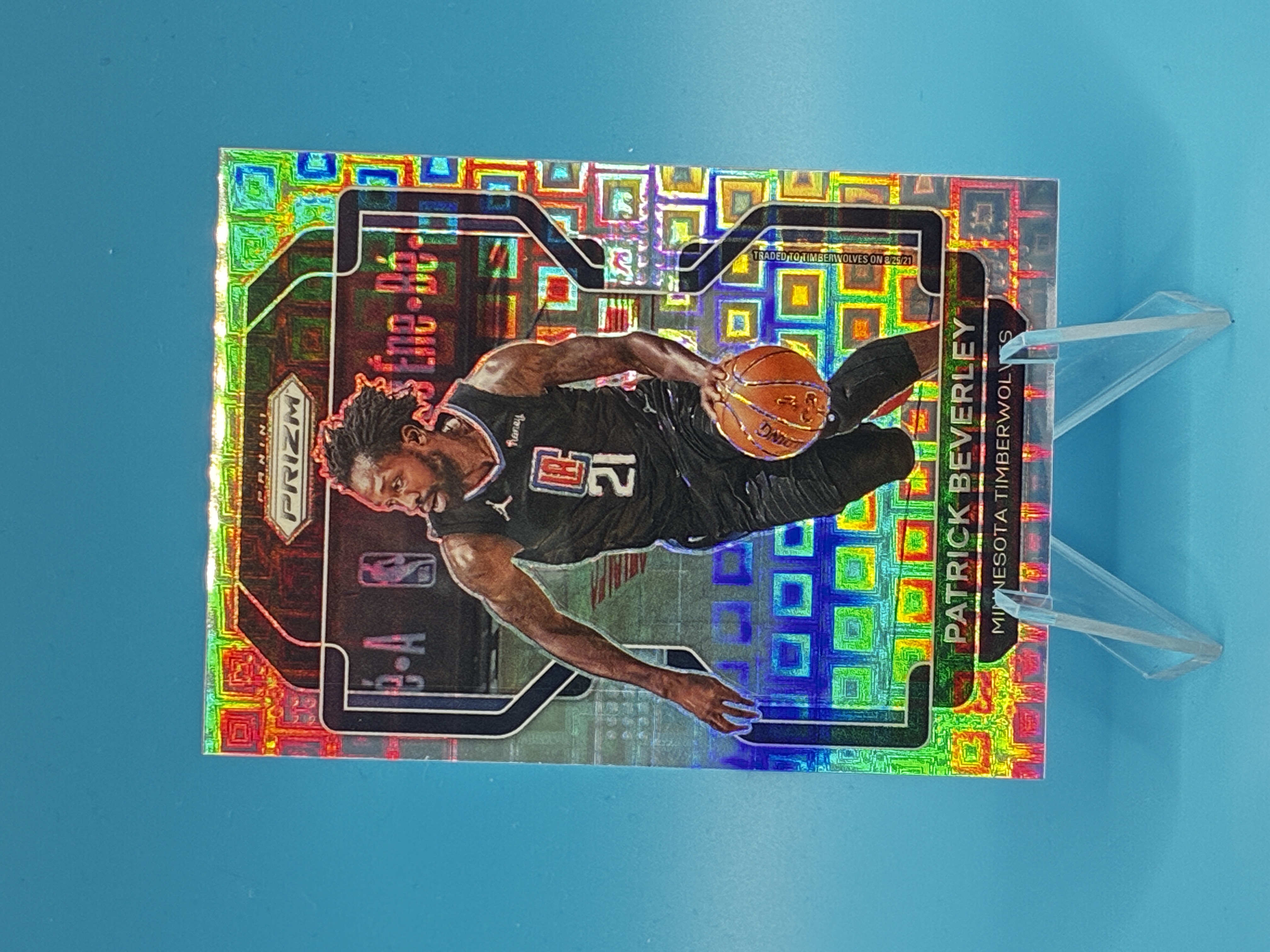 2021/2022 Panini Prizm Patrick Beverley Pandora 133/150 #25 Minnesota Timberwolves – Vorderseite