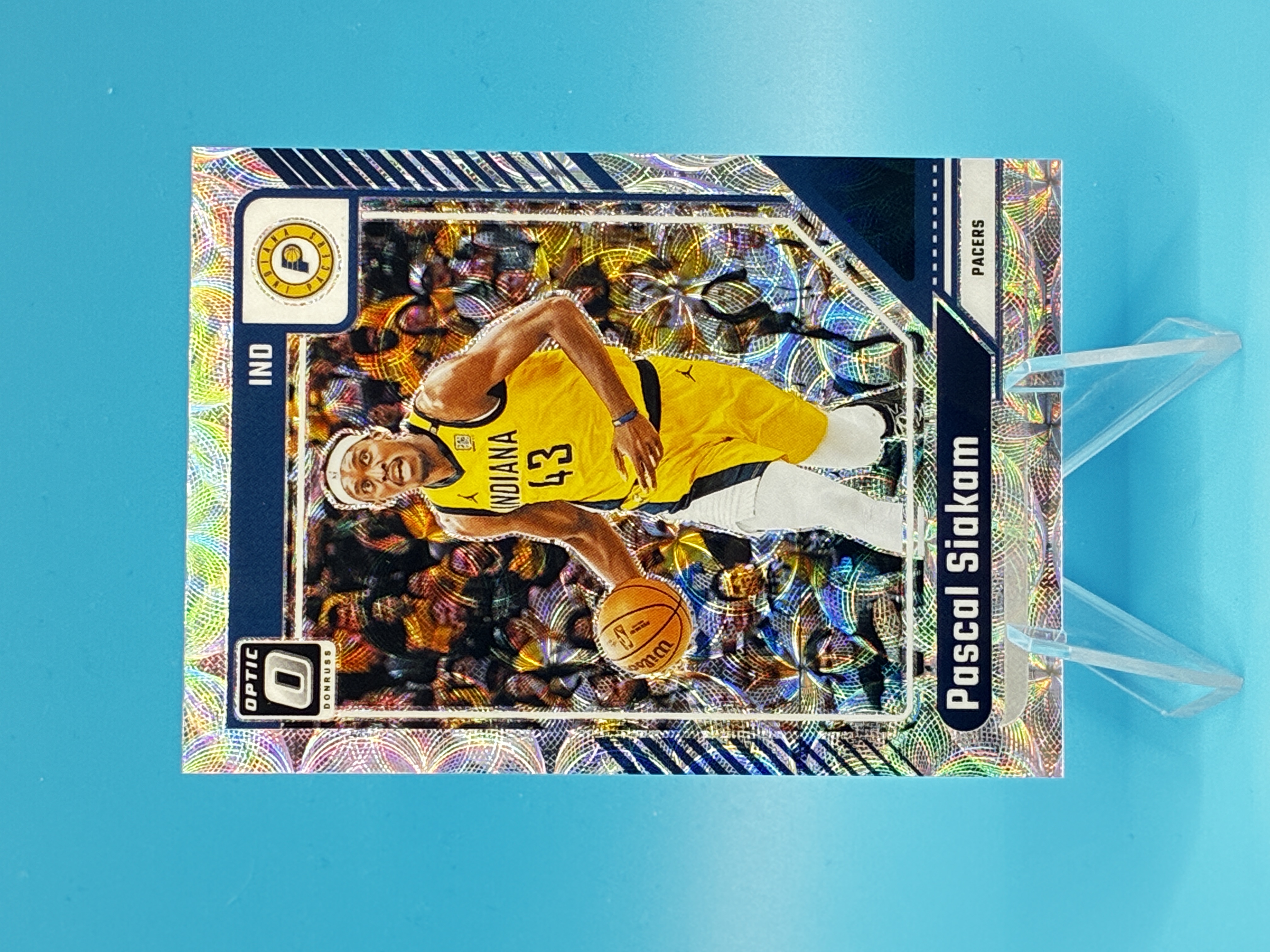 2024/2025 Panini Optic Pascal Siakam Choice 006/249 #187 Indiana Pacers – Vorderseite