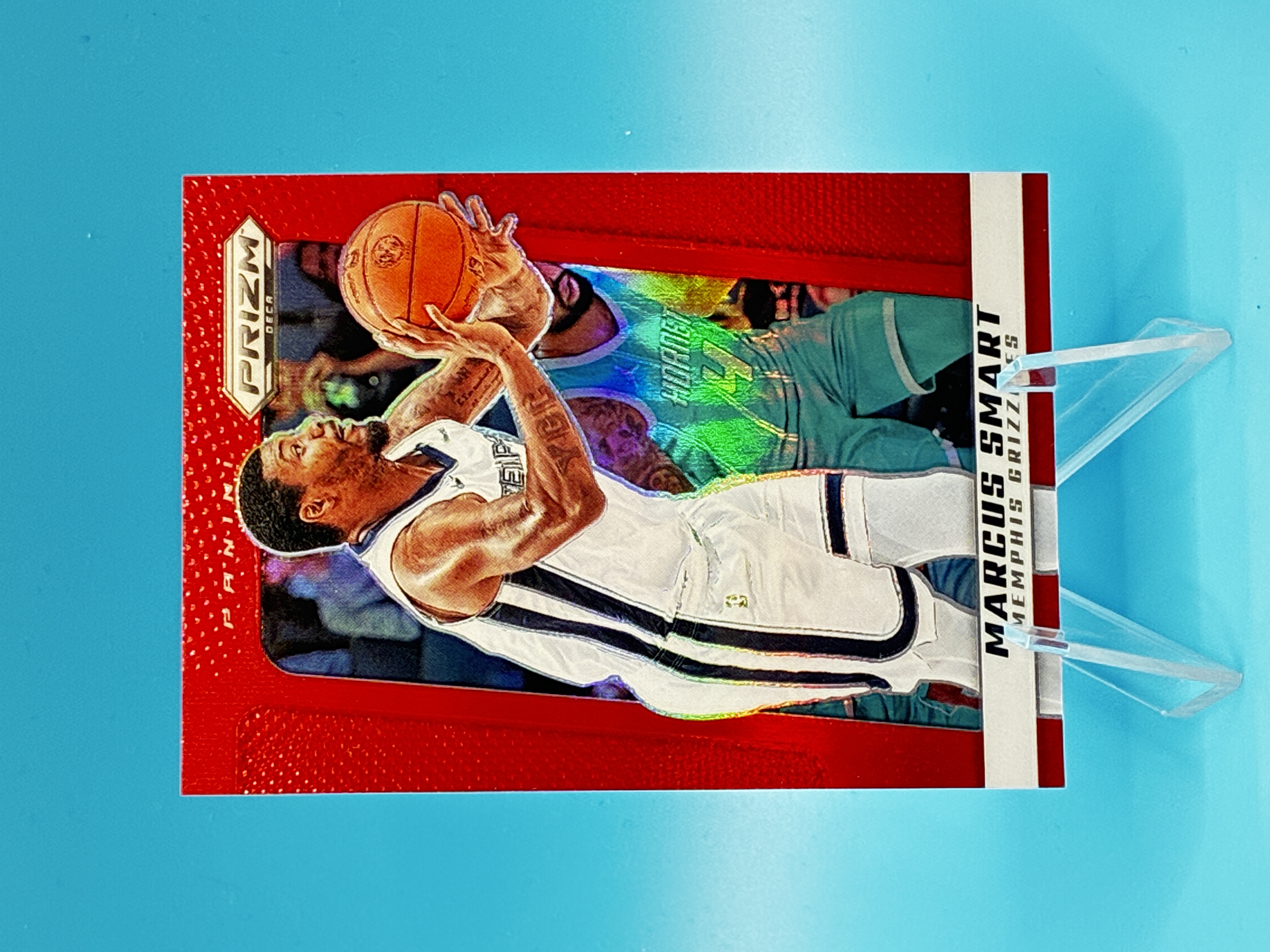 2024/2025 Panini Prizm Deca Marcus Smart Red 199/199 #120 Memphis Grizzlies – Vorderseite