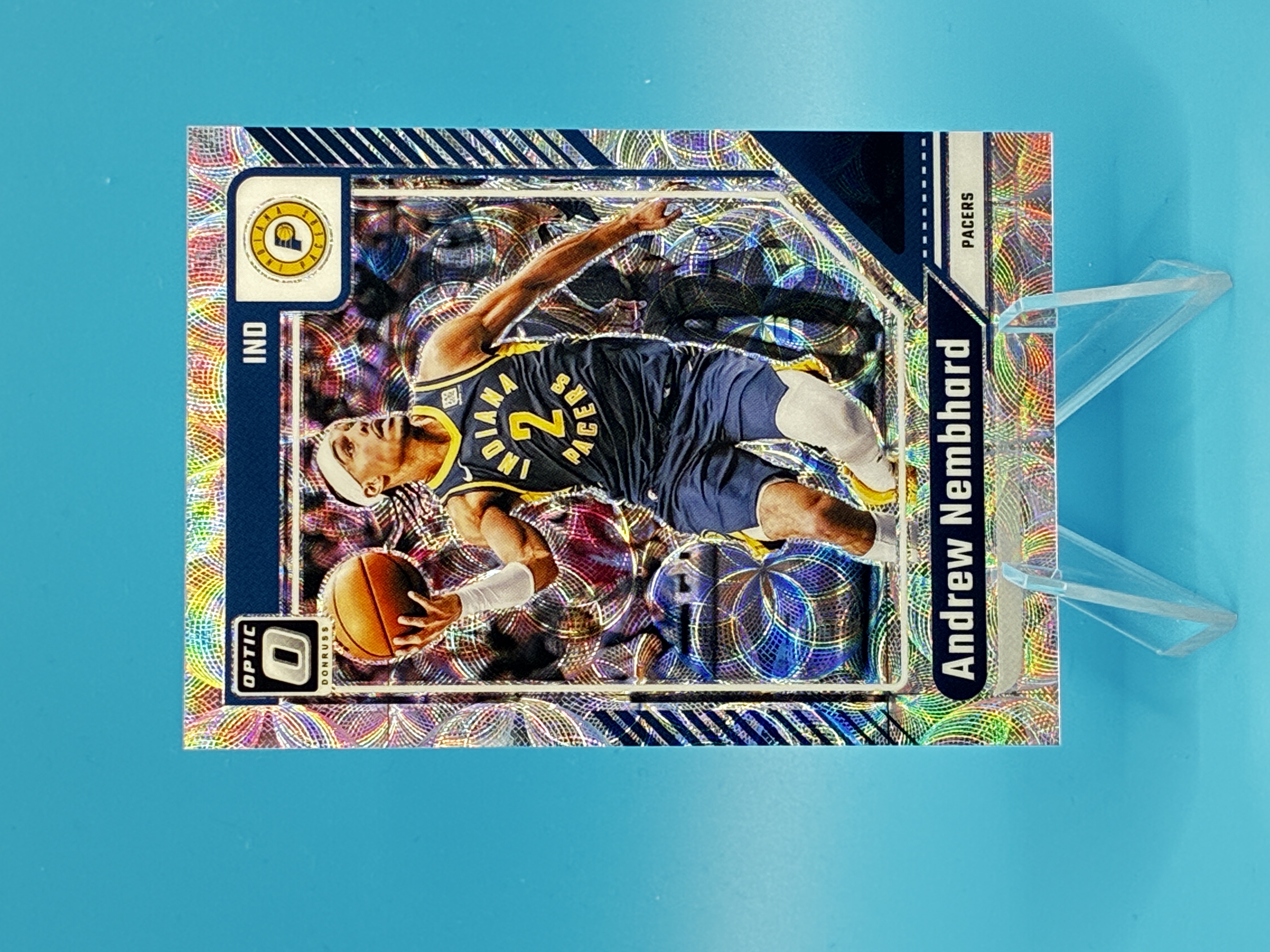 2024/2025 Panini Donruss Optic Andrew Nembhard Choice 121/249 #25 Indiana Pacers – Vorderseite