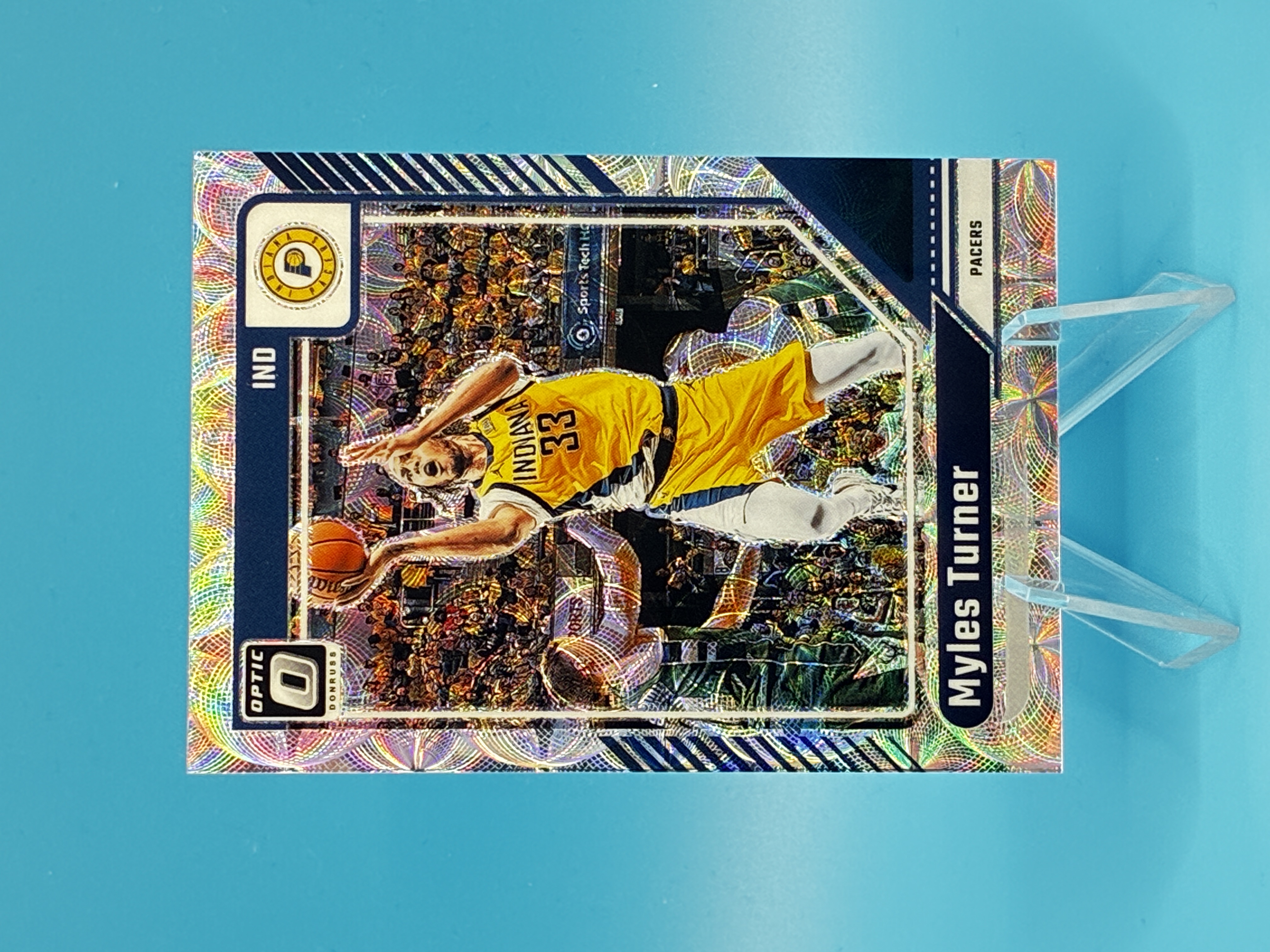 2024/2025 Panini Optic Myles Turner Choice 121/249 #111 Indiana Pacers – Vorderseite