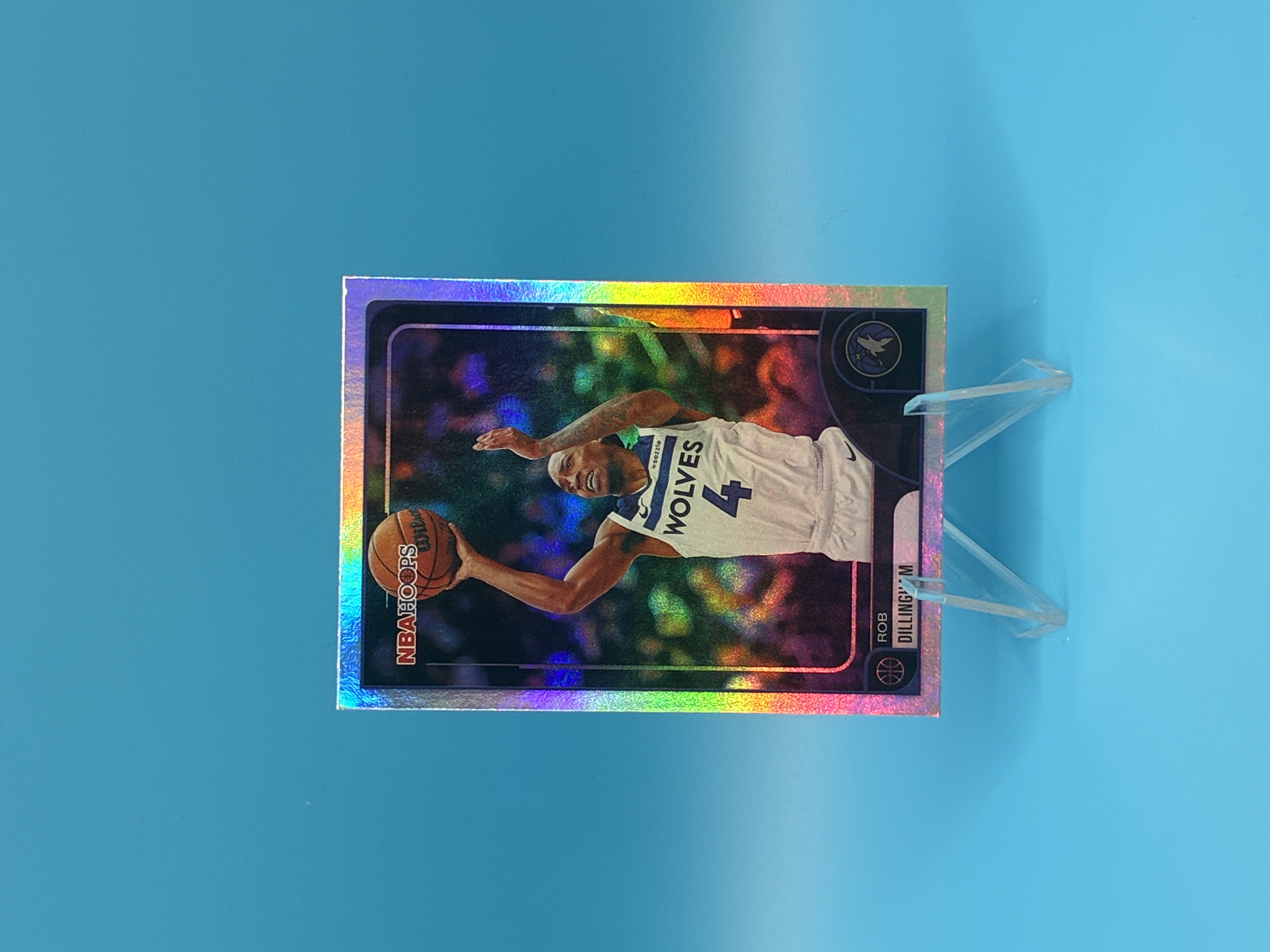 2025/2026 Topps Hoops Rob Dillingham #160 Minnesota Timberwolves – Vorderseite