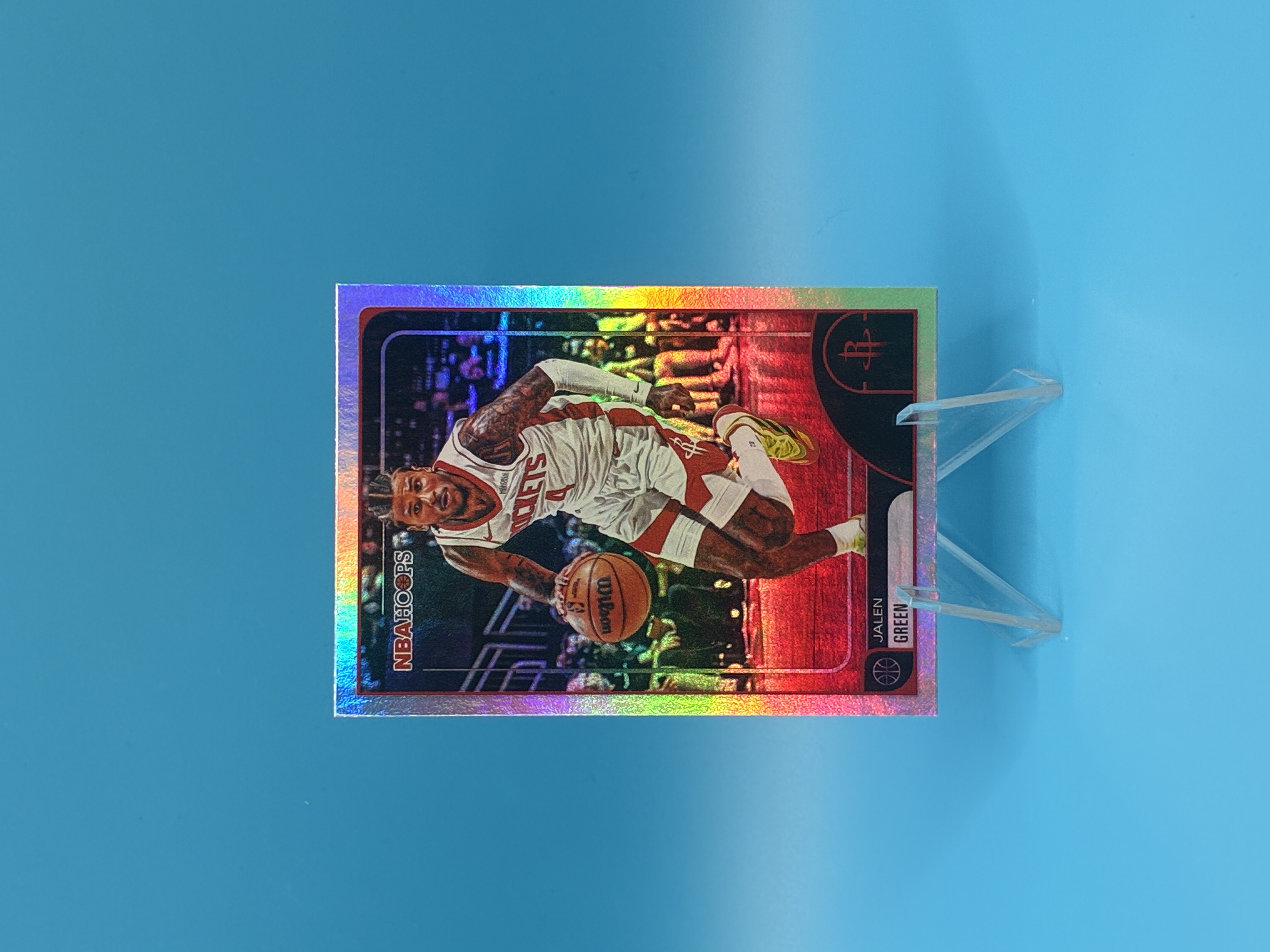 2025/2026 Topps Hoops Jalen Green #102 Houston Rockets – Vorderseite
