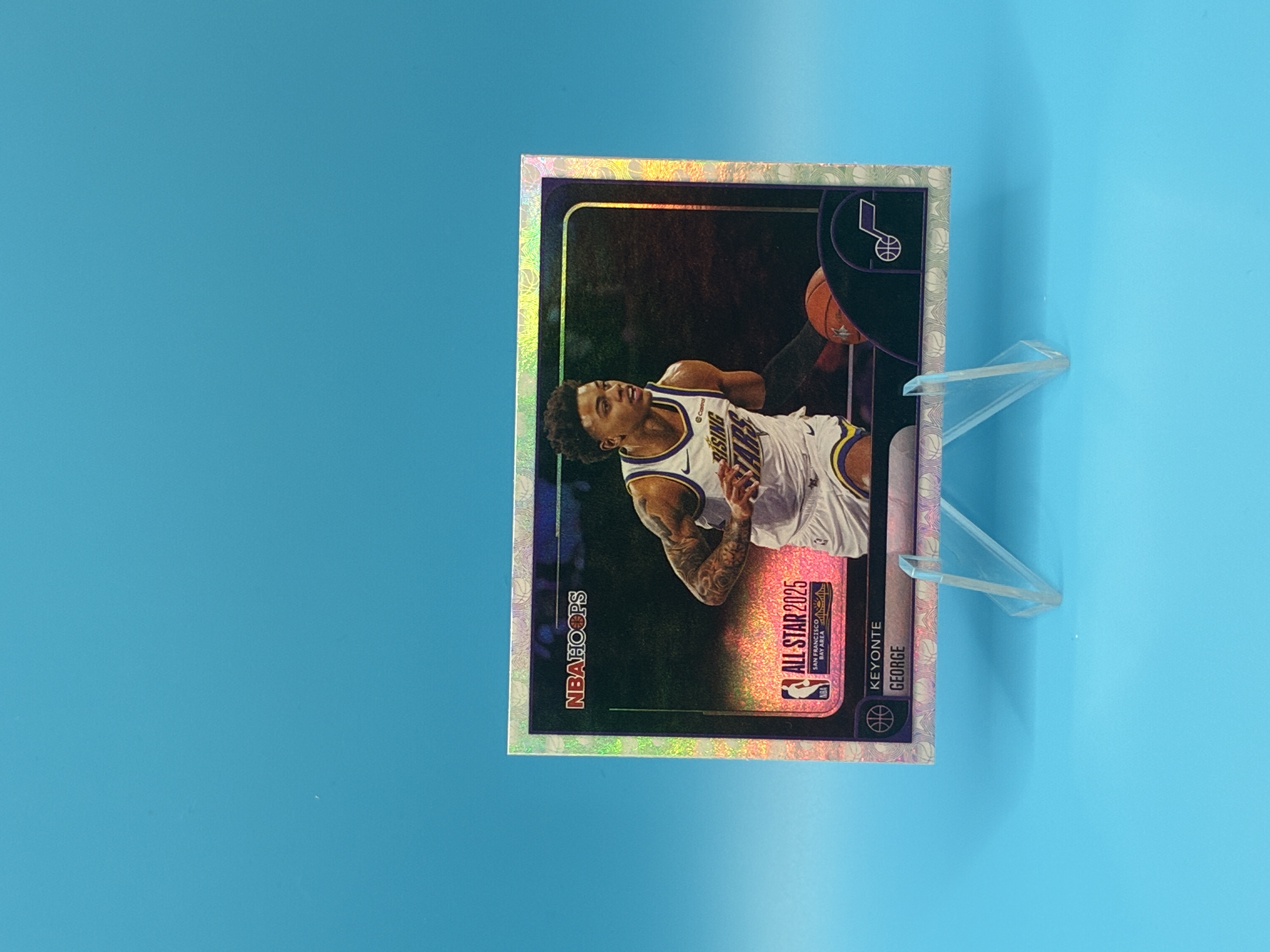 2025/2026 Topps Hoops Keyonte George All-Stars 2025 #299 Utah Jazz – Vorderseite