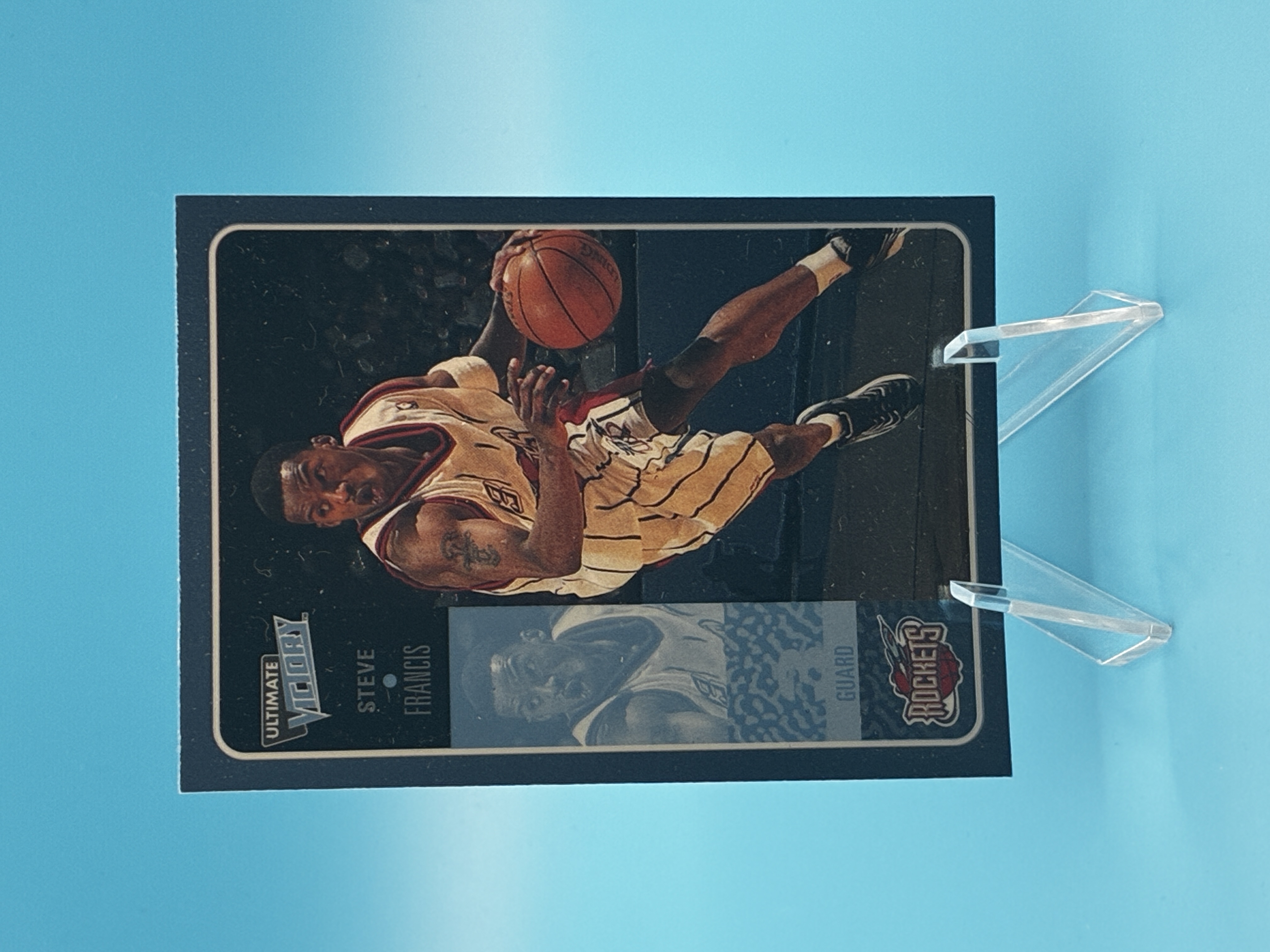 2000/2001 Upper Deck Ultimate Victory Steve Francis #19 Houston Rockets – Vorderseite