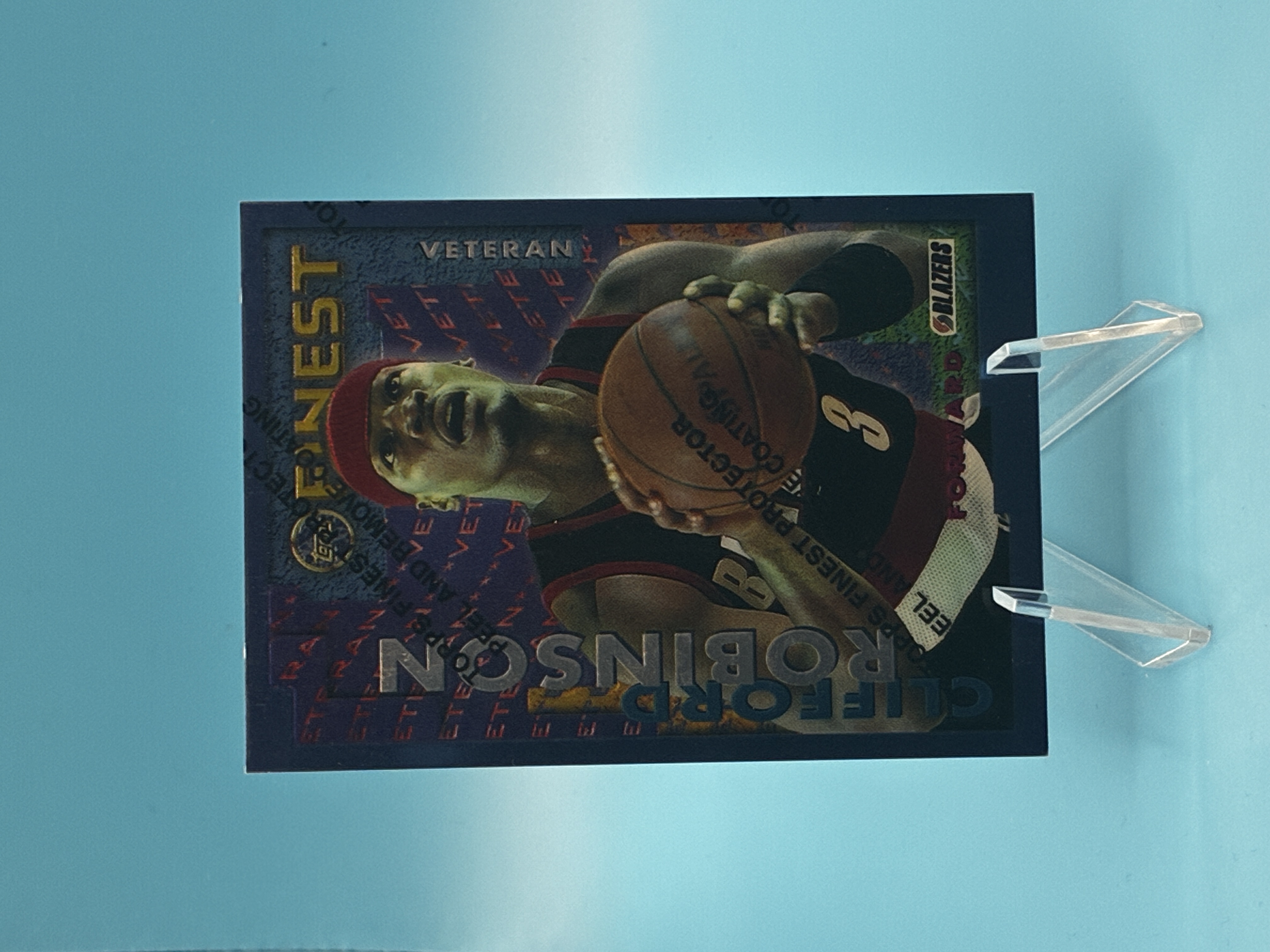 1995/1996 Topps Finest Damon Stoudamire Portland Trail Blazers – Vorderseite