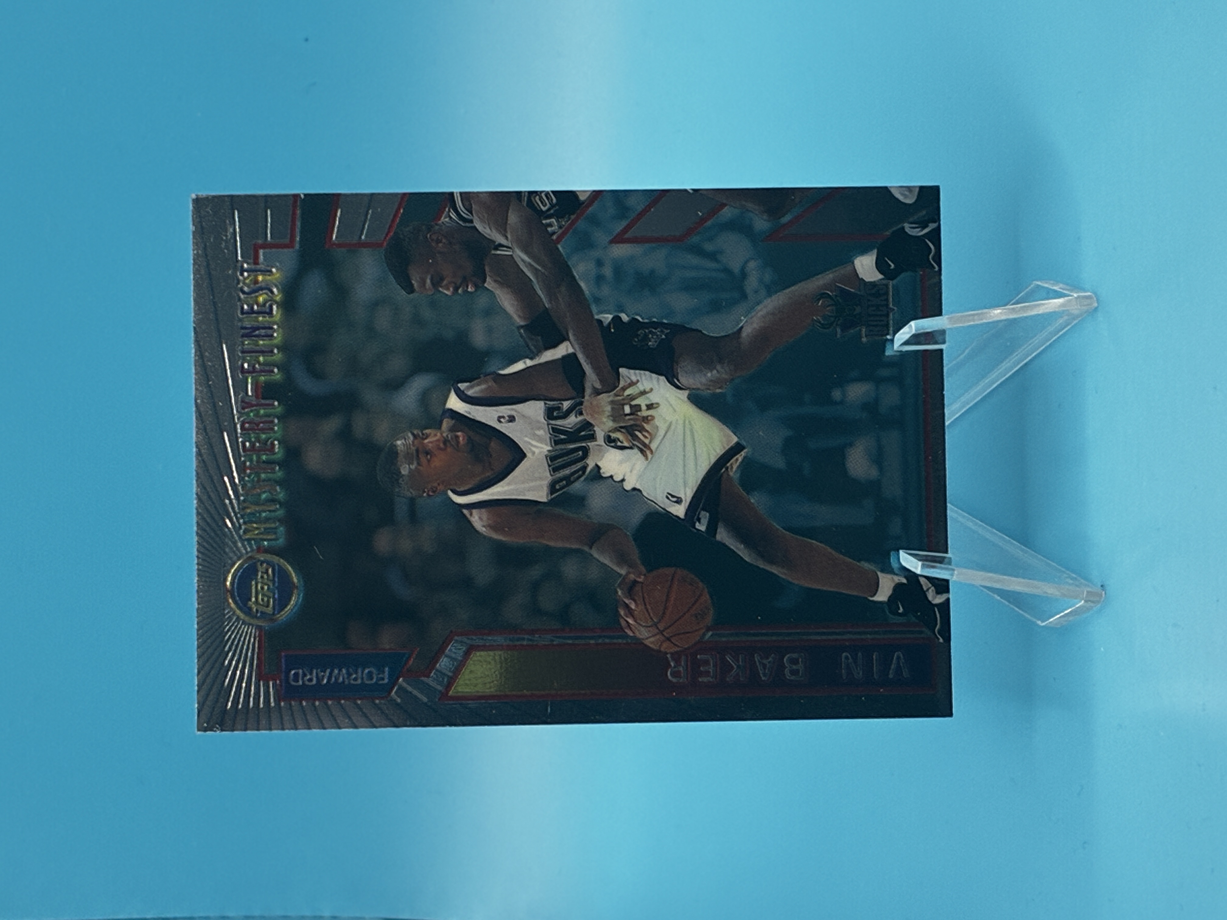 1996/1997 Topps Finest Vin Baker Mystery Finest #M18 Milwaukee Bucks – Vorderseite
