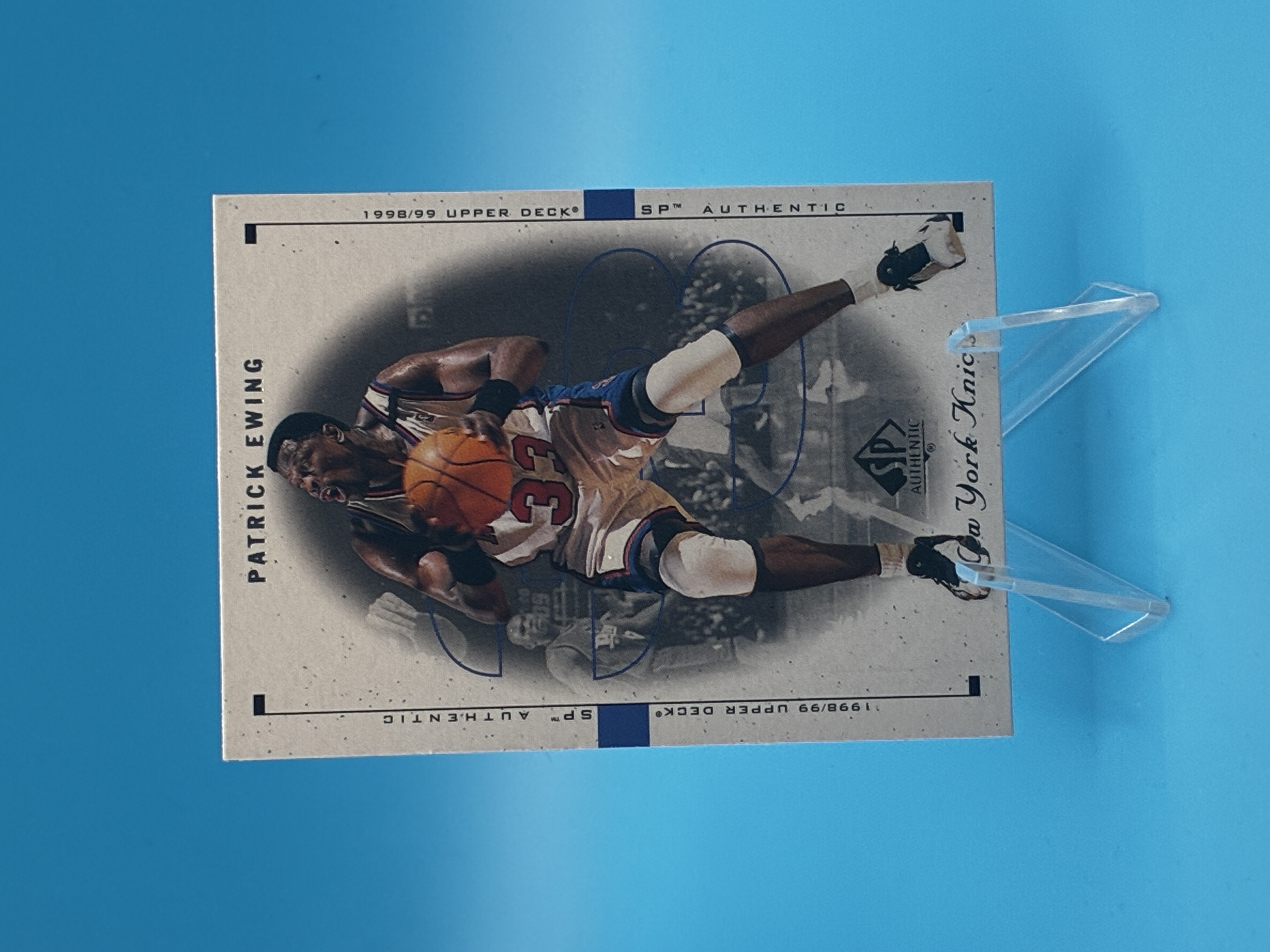 1998/1999 Upper Deck SP Authentic Patrick Ewing #59 New York Knicks – Vorderseite
