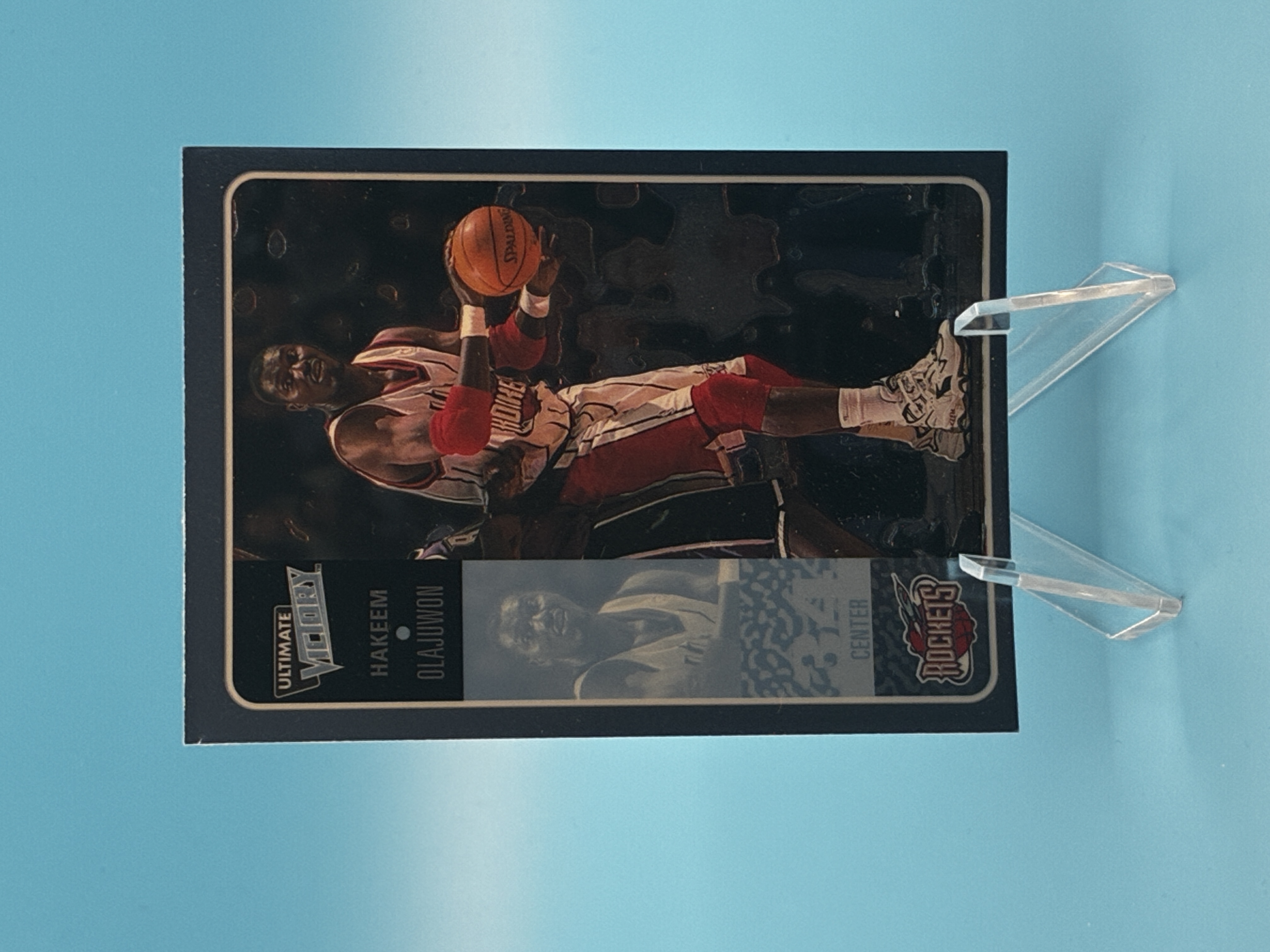 2000/2001 Upper Deck Ultimate Victory Hakeem Olajuwon #20 Houston Rockets – Vorderseite