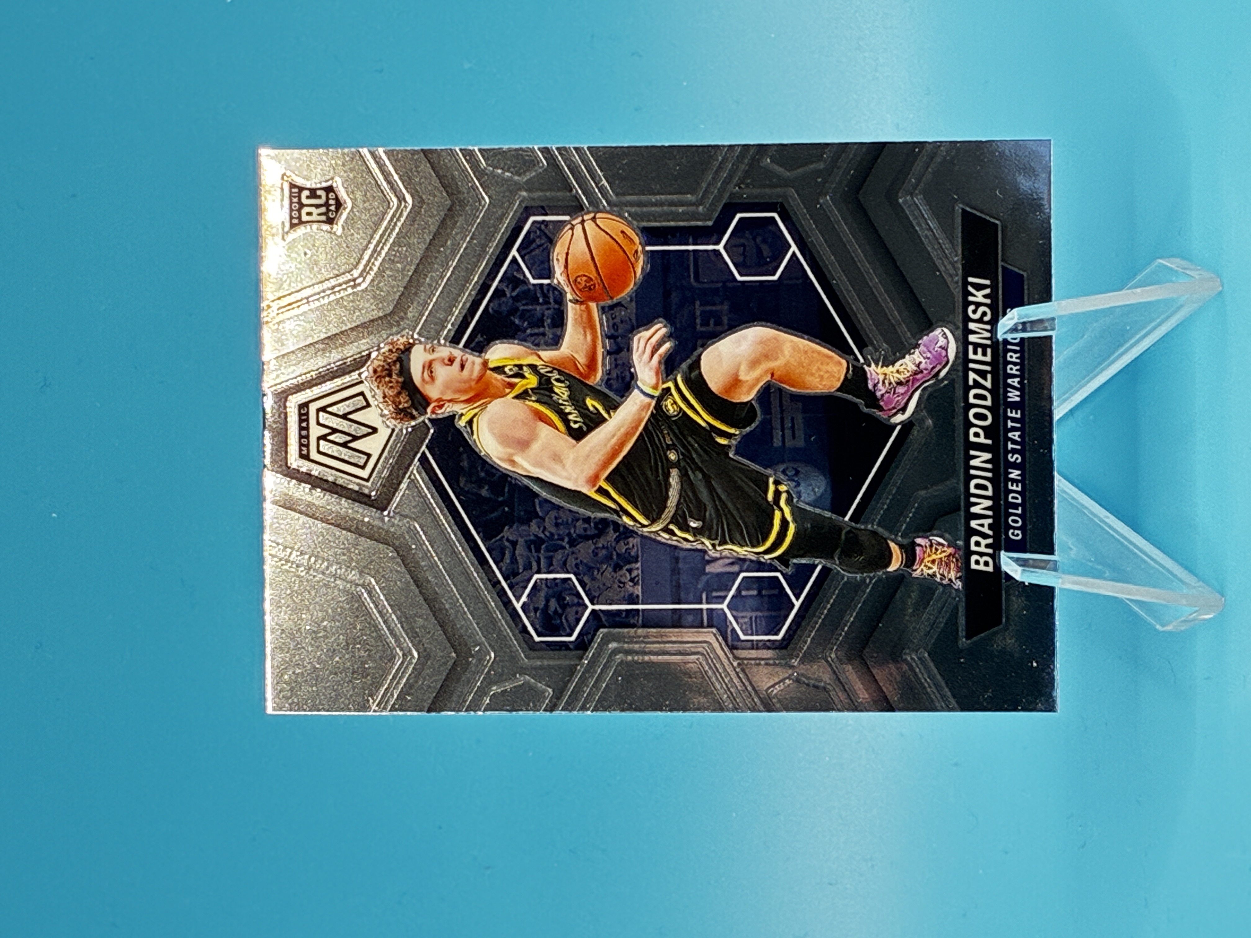 2023/2024 Panini Mosaic Brandin Podziemski #245 Golden State Warriors – Vorderseite