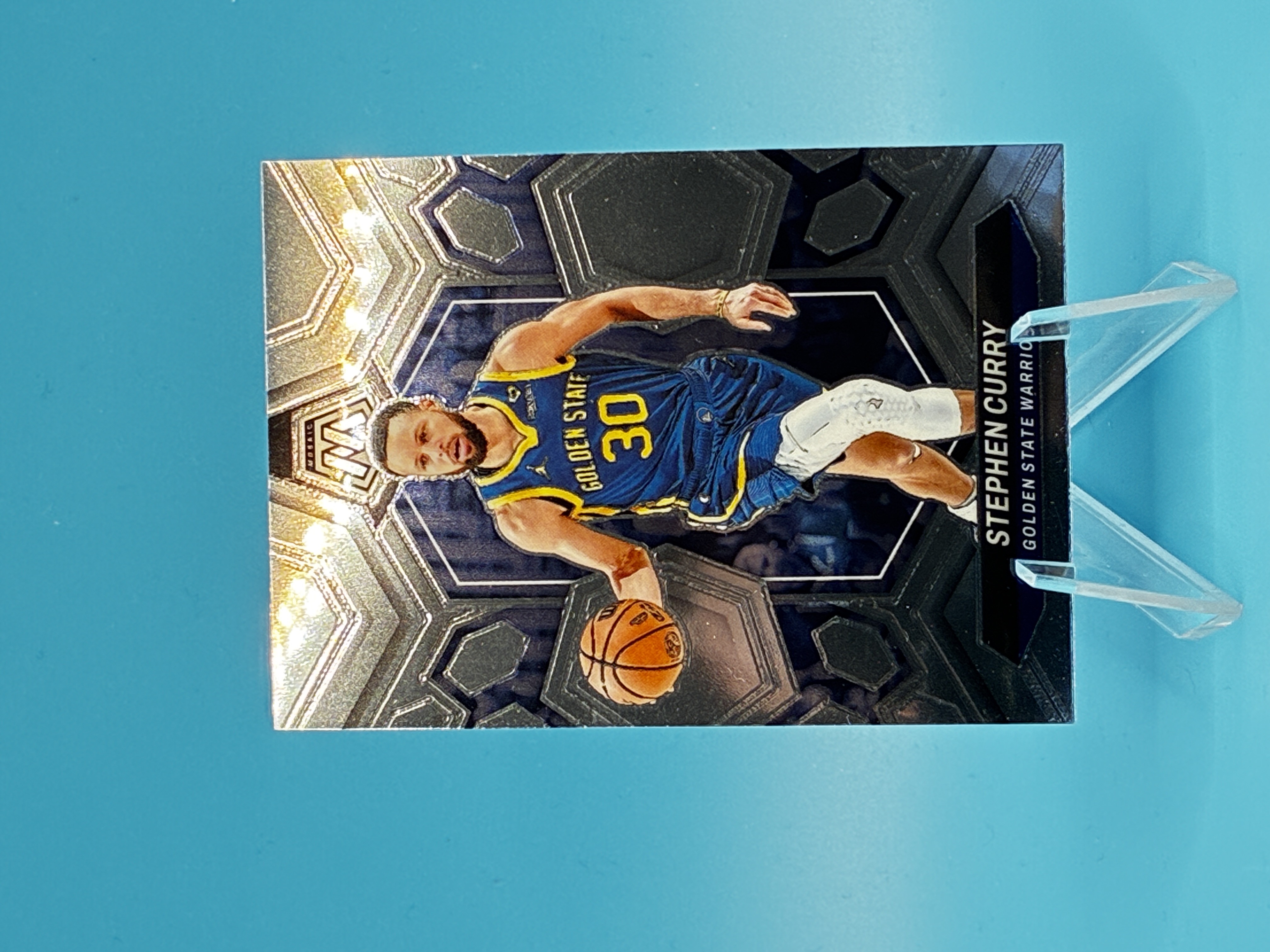 2023/2024 Panini Mosaic Stephen Curry #3 Golden State Warriors – Vorderseite