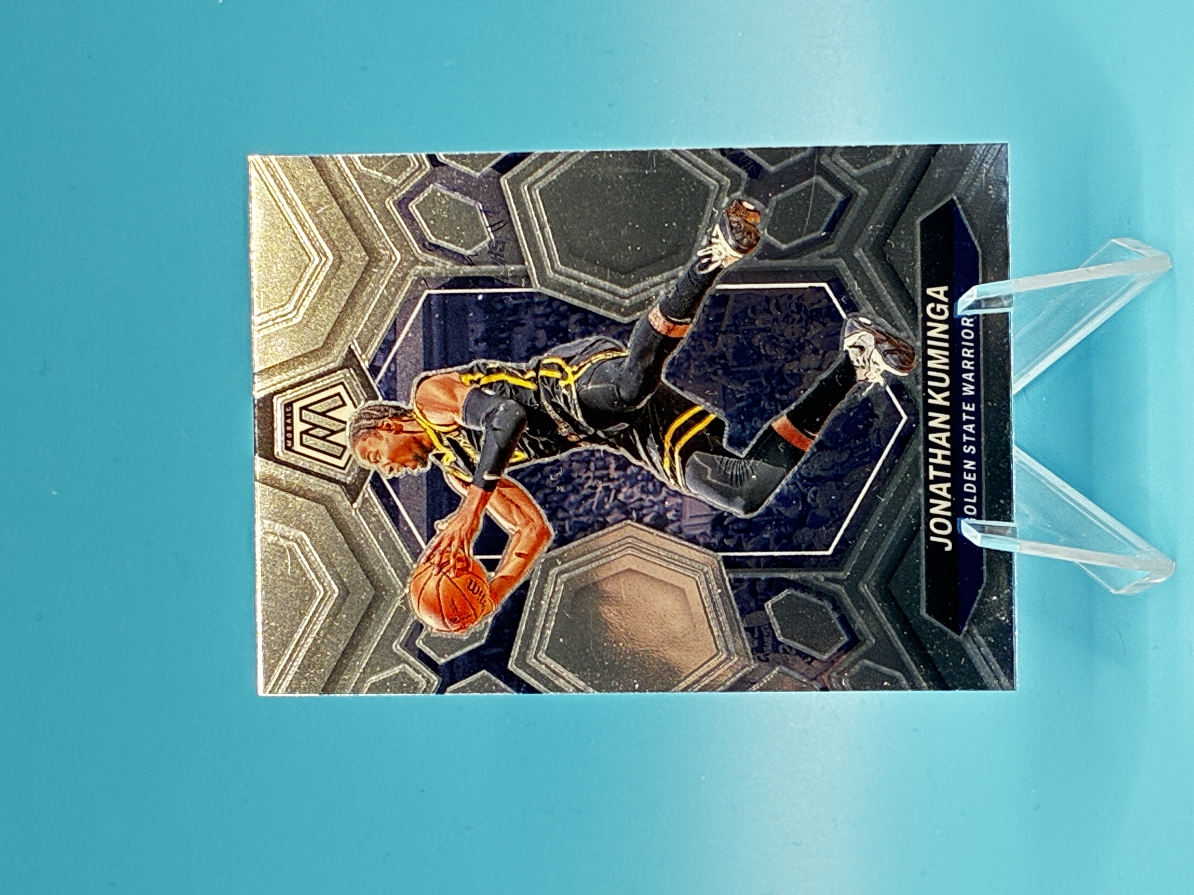 2023/2024 Panini Mosaic Jonathan Kuminga #22 Golden State Warriors – Vorderseite