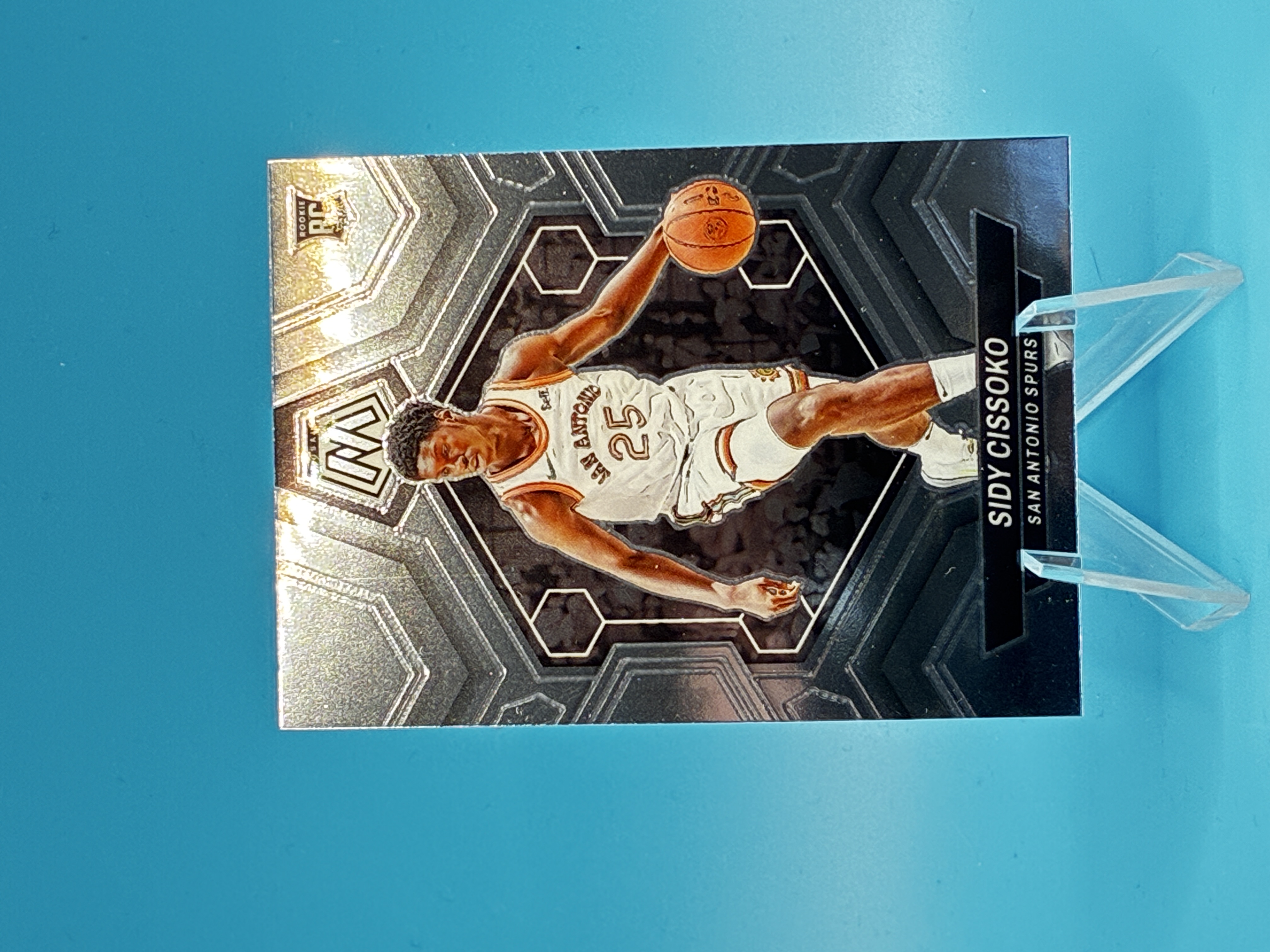 2023/2024 Panini Mosaic Sidy Cissoko #233 San Antonio Spurs – Vorderseite