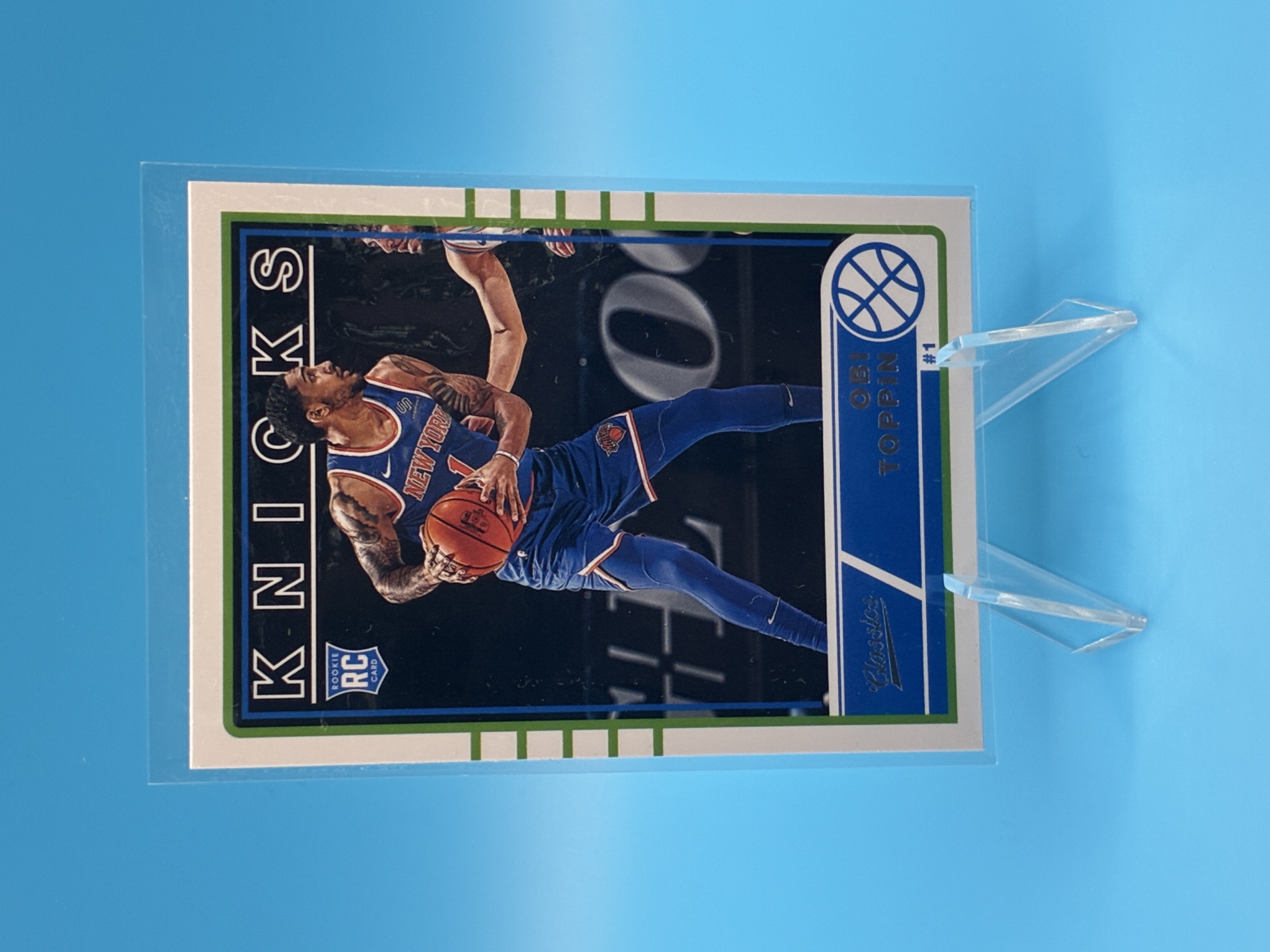2020/2021 Panini Chronicles Classics Obi Toppin #1 New York Knicks – Vorderseite