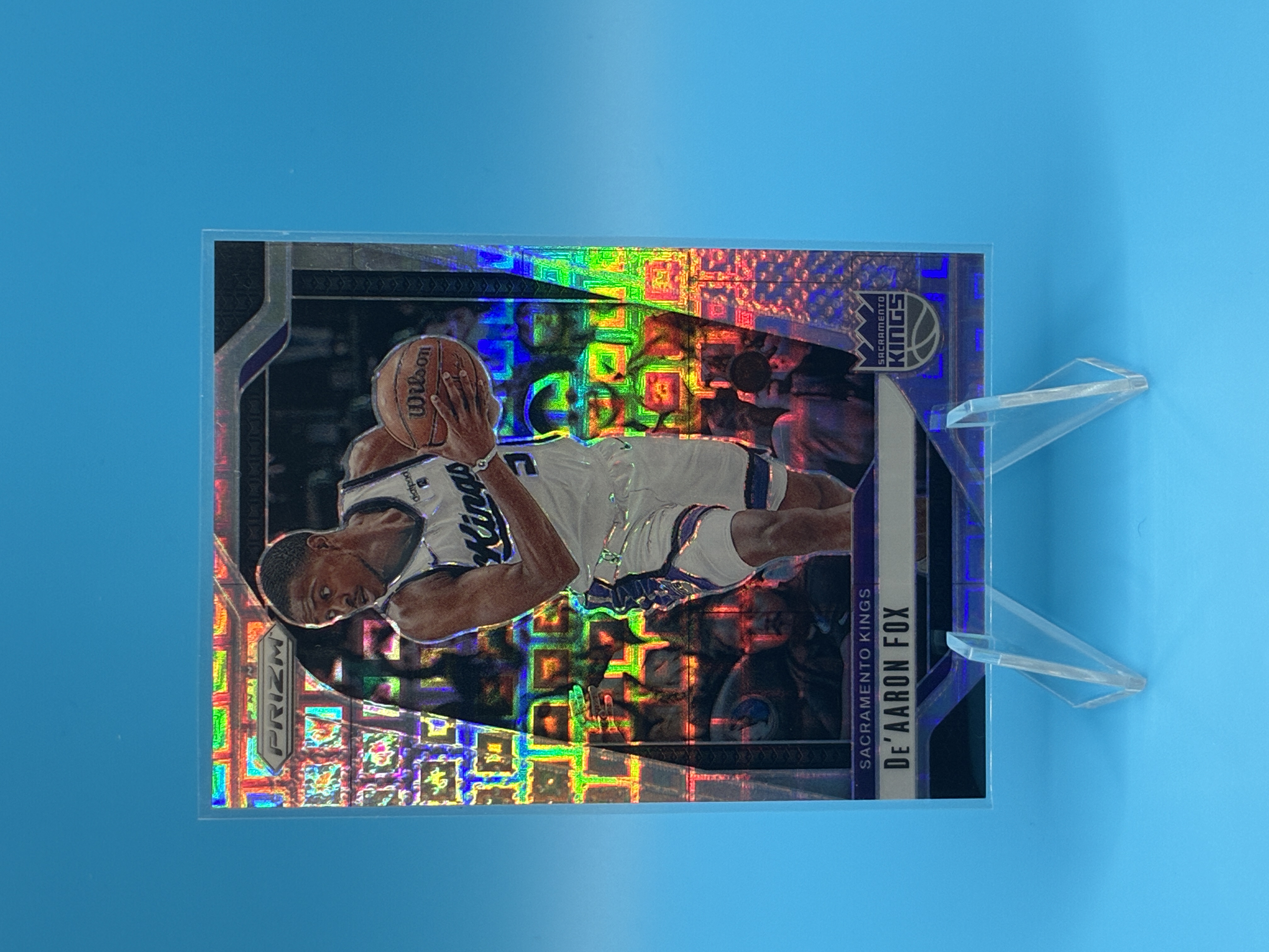 2024/2025 Panini Prizm De’Aaron Fox Pandora 014/150 #58 Sacramento Kings – Vorderseite