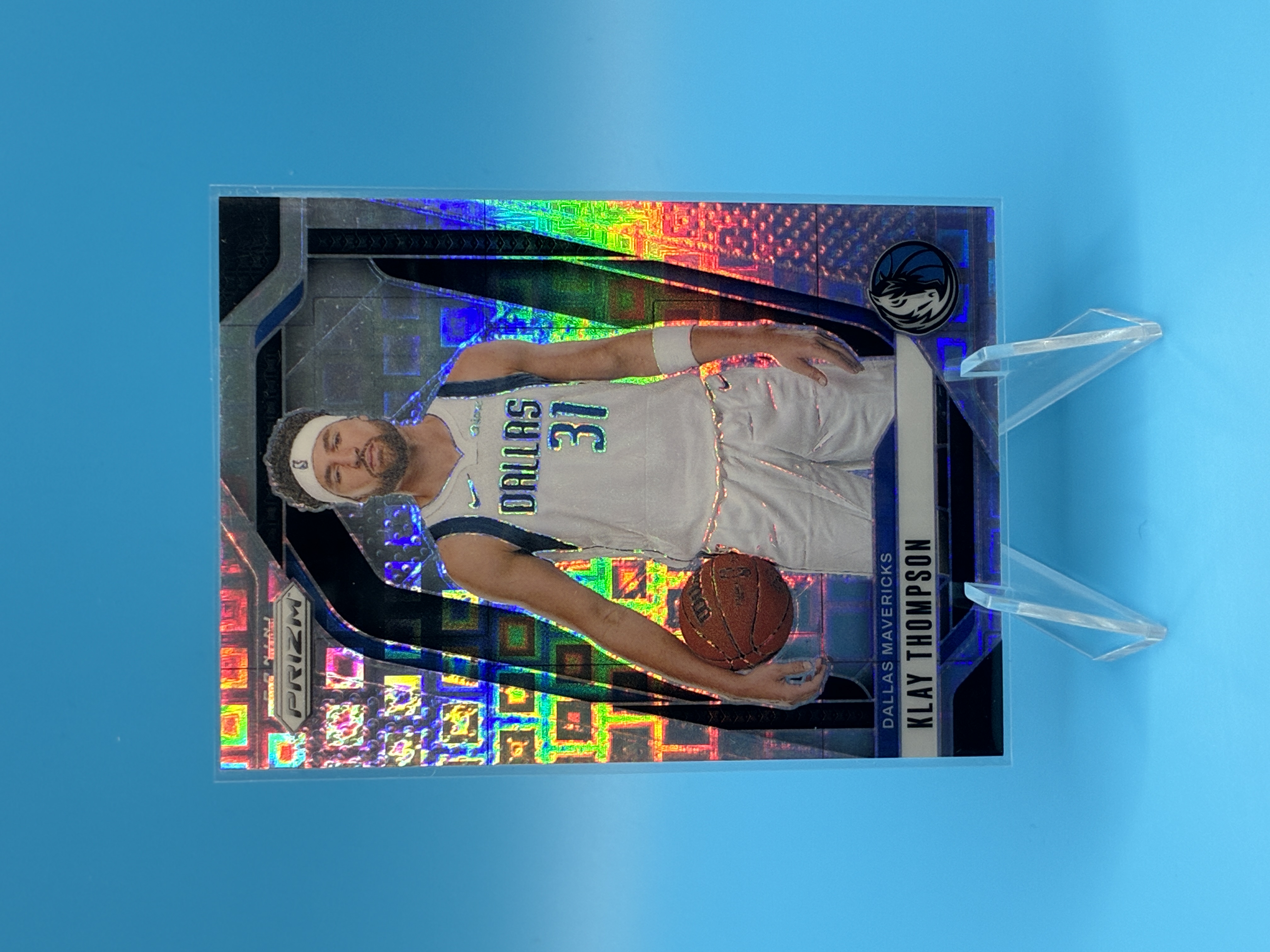 2024/2025 Panini Prizm Klay Thompson Pandora 042/150 #107 Dallas Mavericks – Vorderseite