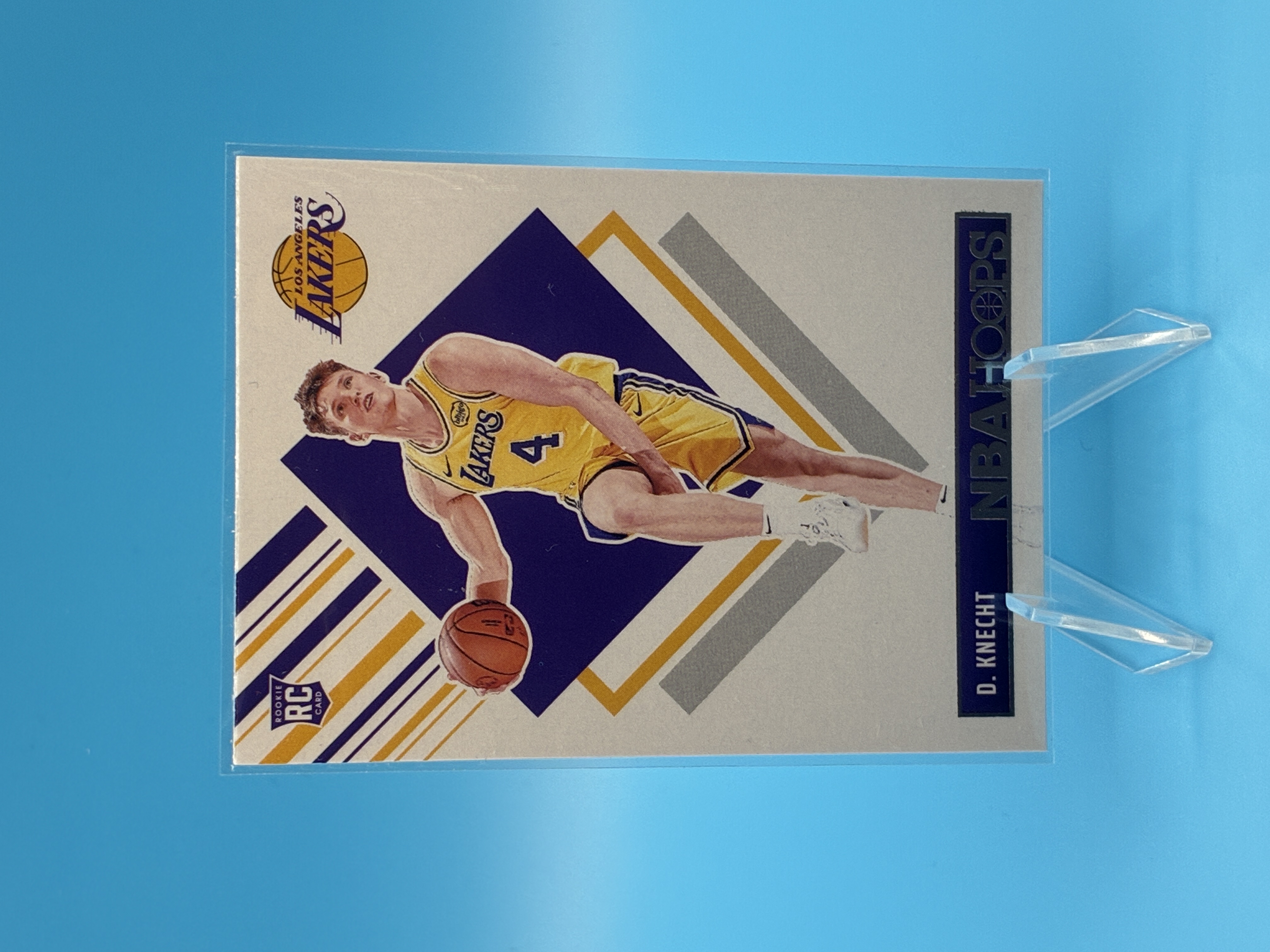 2024/2025 Panini Hoops Dalton Knecht Tribute #294 Los Angeles Lakers – Vorderseite