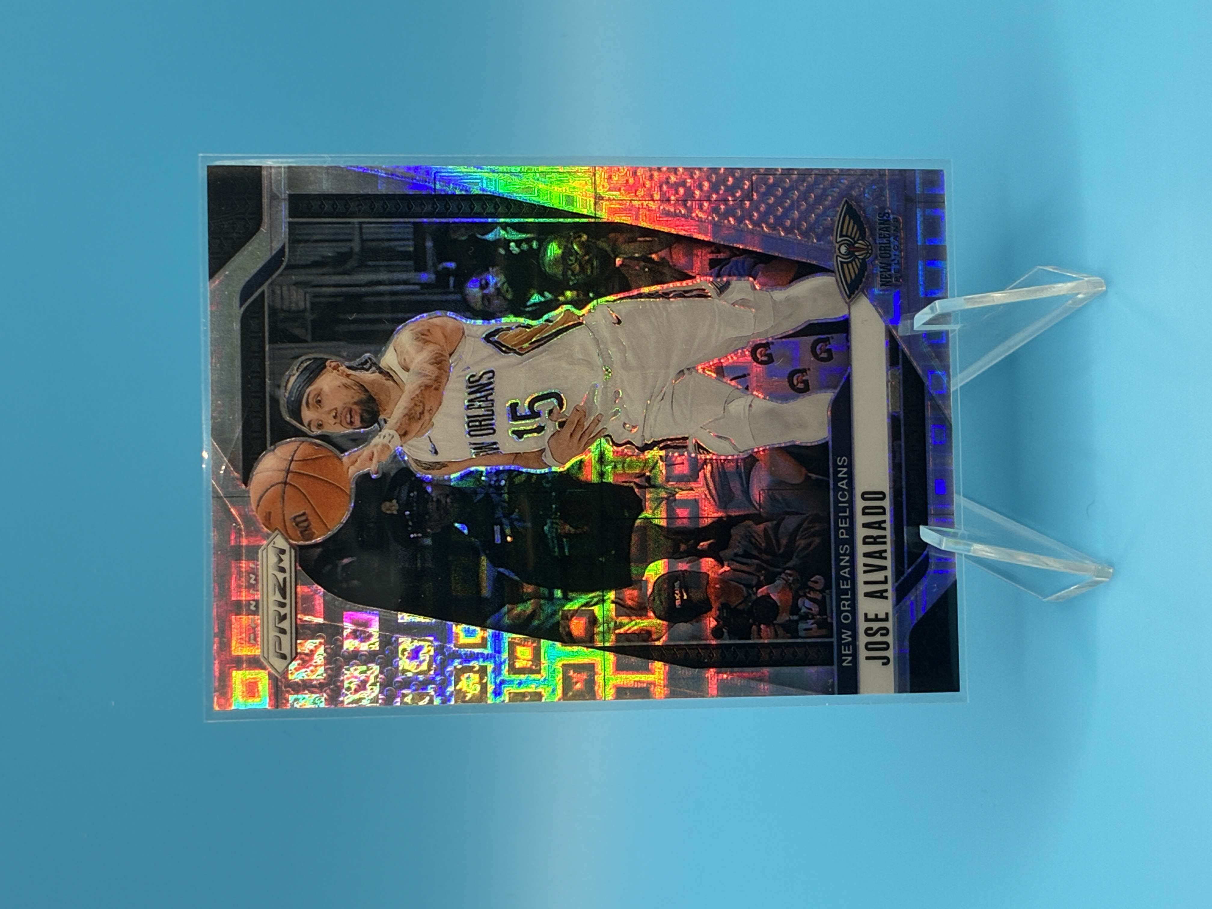 2024/2025 Panini Prizm Jose Alvarado Pandora 063/150 #167 New Orleans Pelicans – Vorderseite