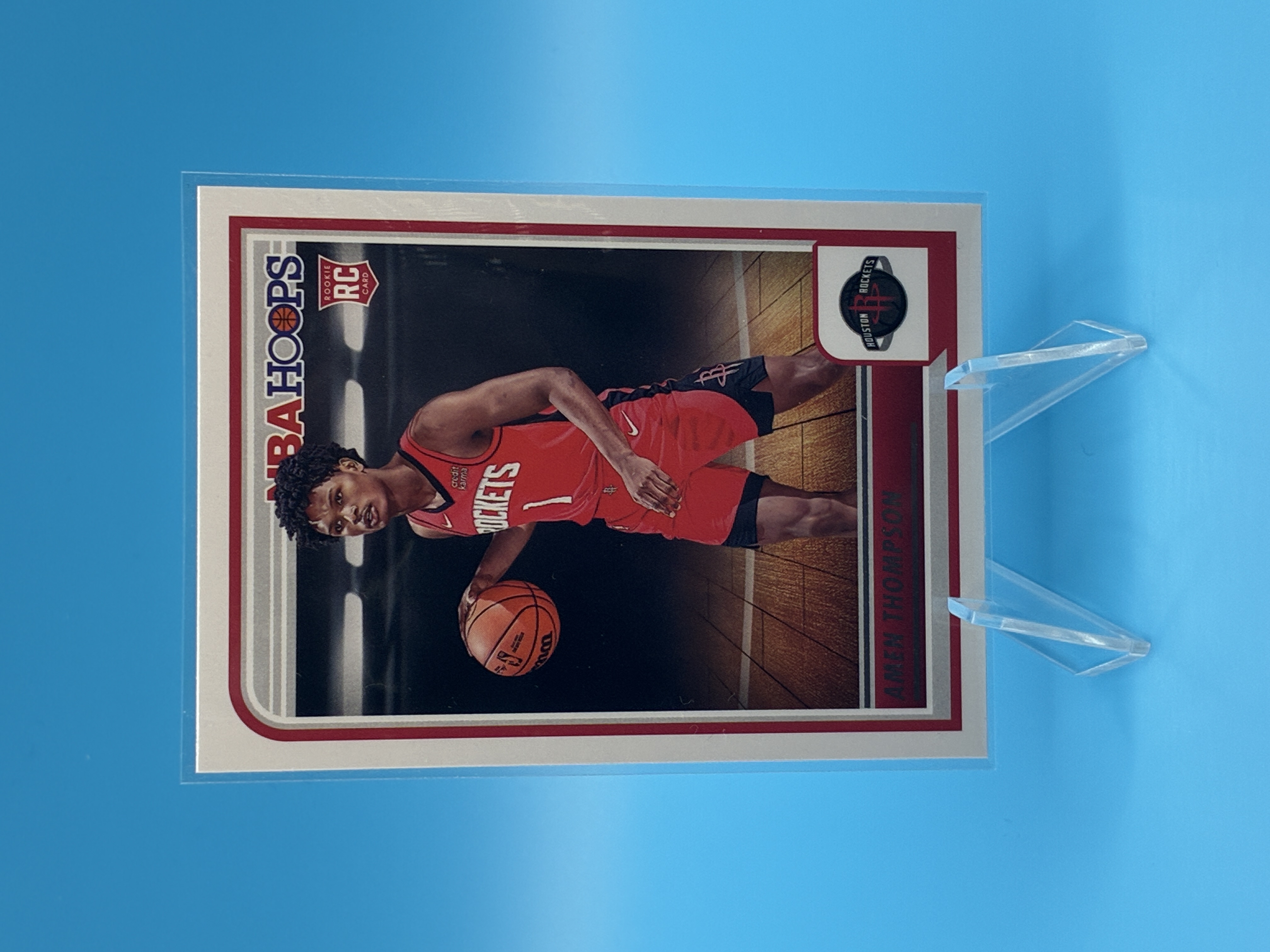 2023/2024 Panini Hoops Amen Thompson #242 Houston Rockets – Vorderseite