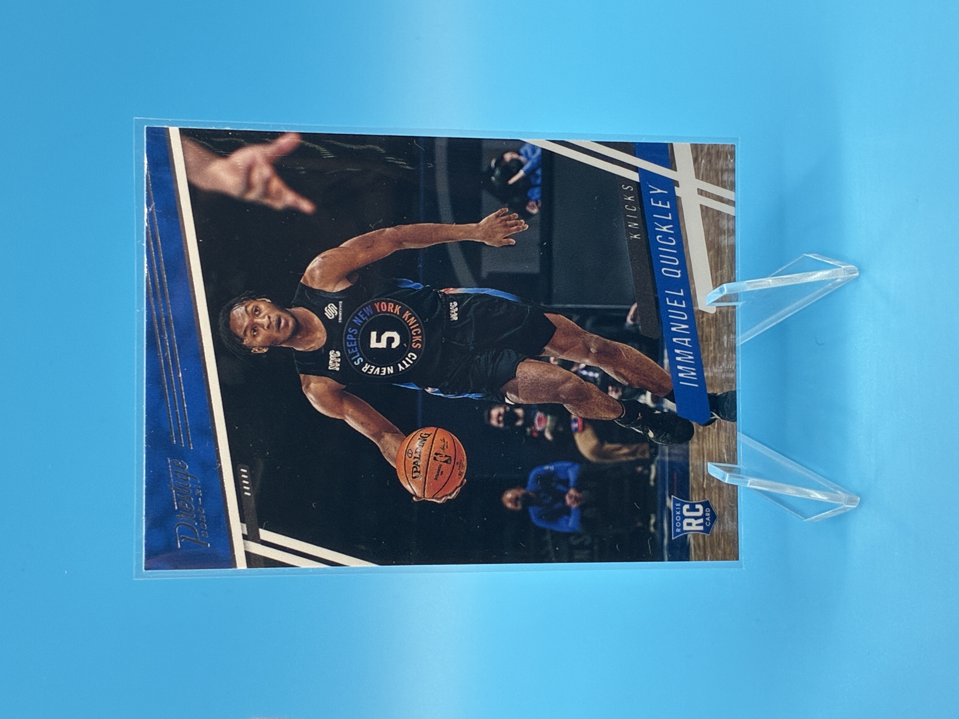 2020/2021 Panini Prestige Immanuel Quickley #63 New York Knicks – Vorderseite