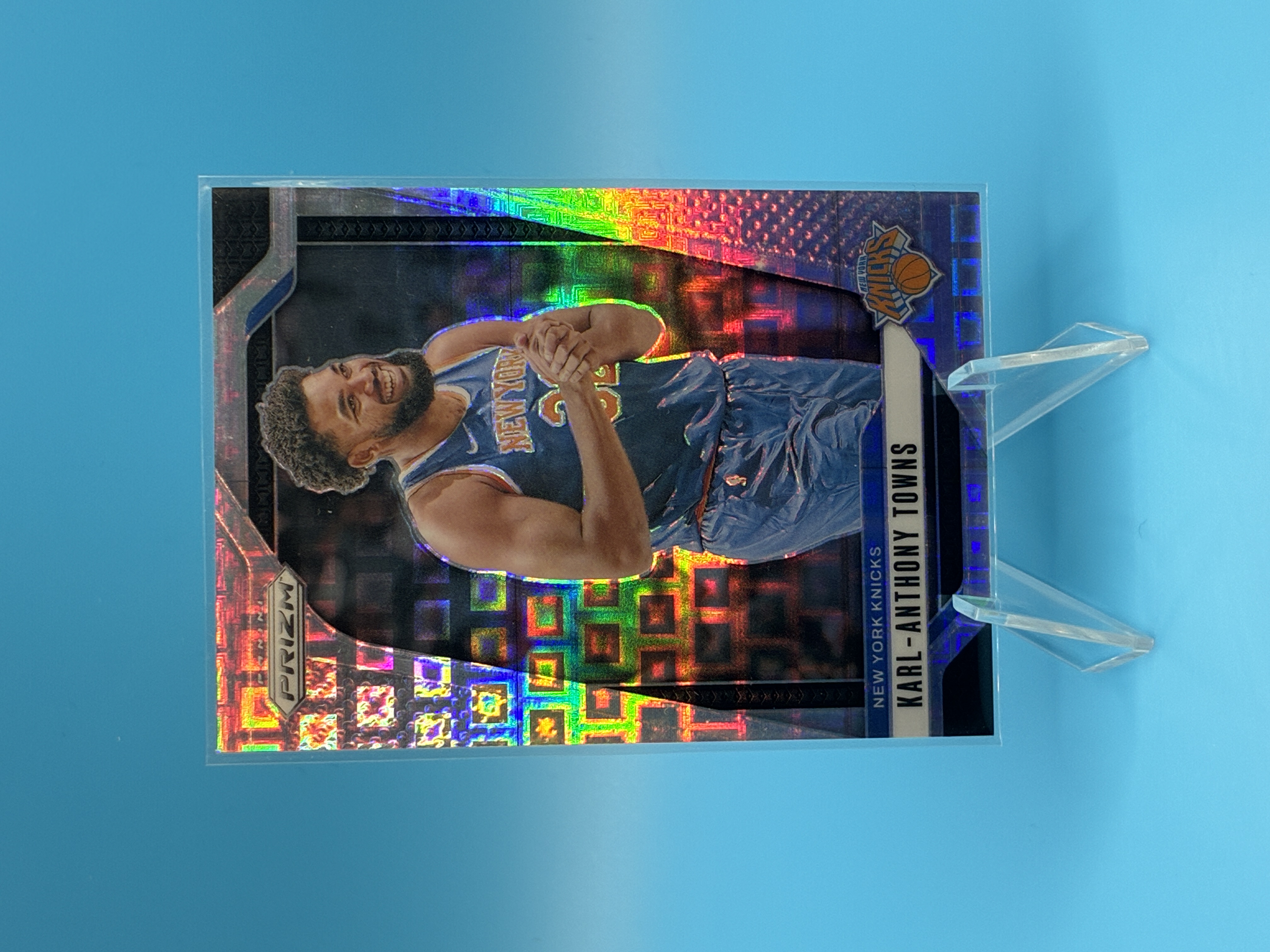 2024/2025 Panini Prizm Karl-Anthony Towns Pandora 045/150 #141 New York Knicks – Vorderseite