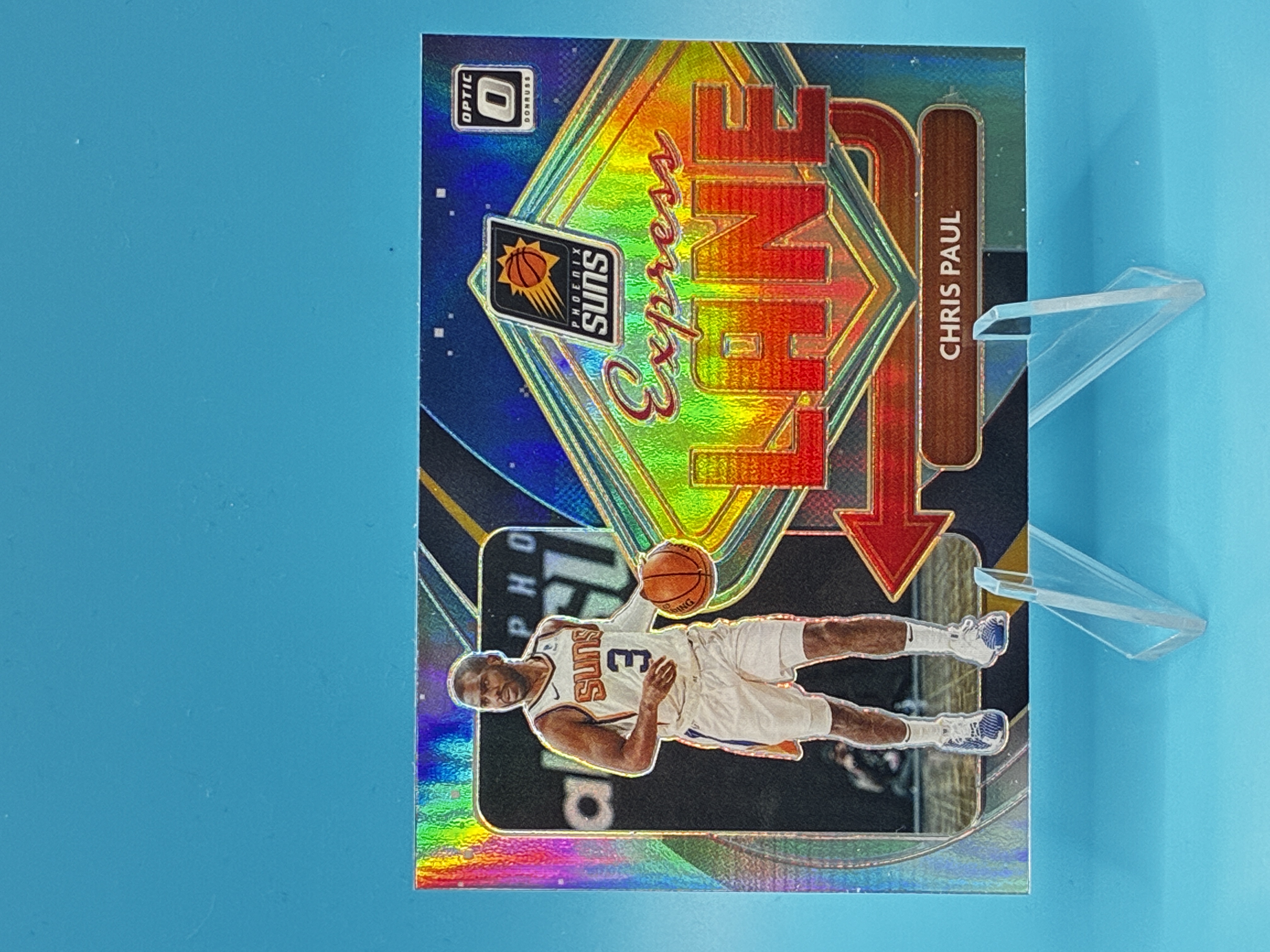 2020/2021 Panini Optic Chris Paul Holo Express Lane #24 Phoenix Suns – Vorderseite