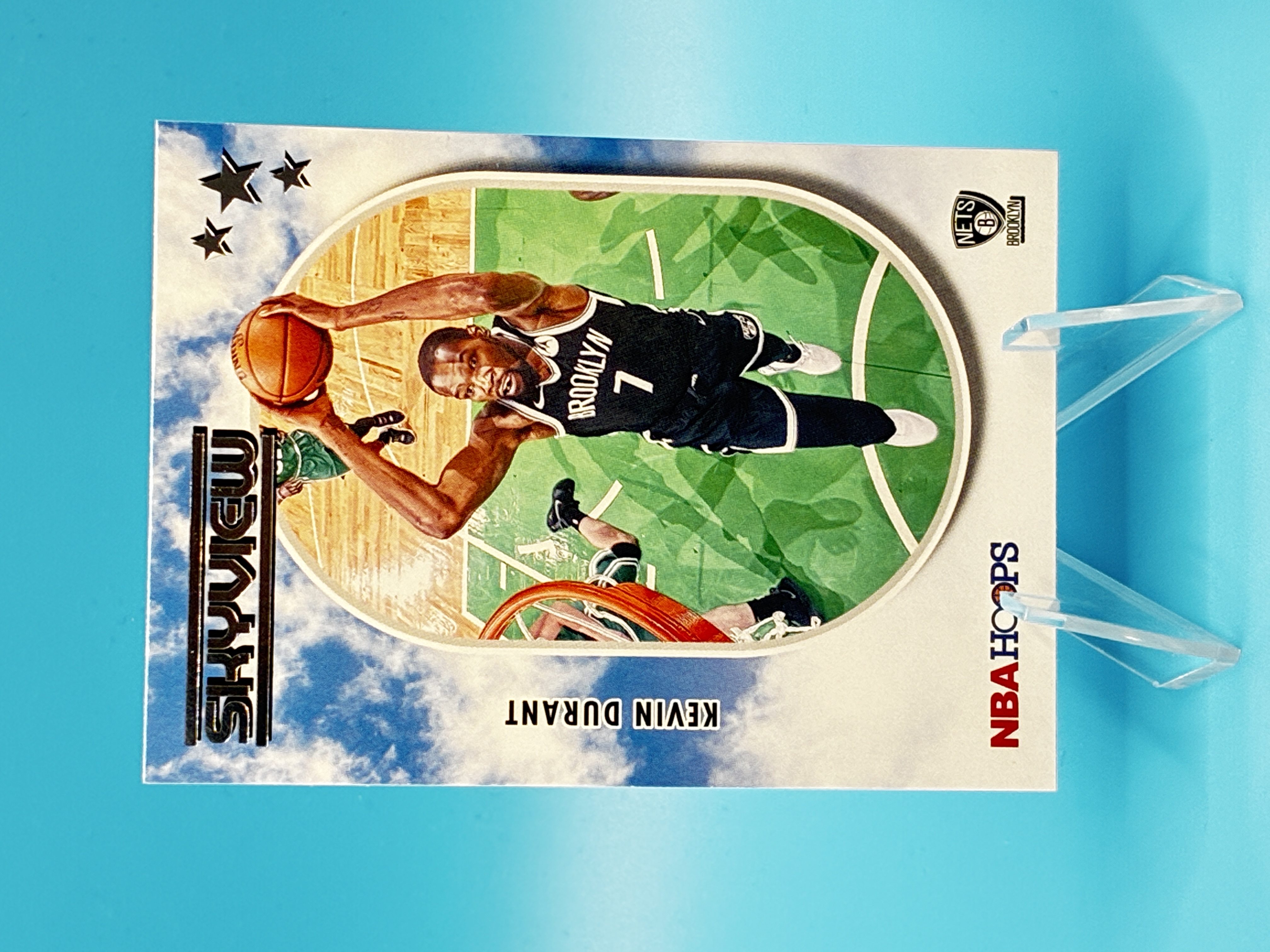 2021/2022 Panini Hoops Kevin Durant Skyview #13 Brooklyn Nets – Vorderseite