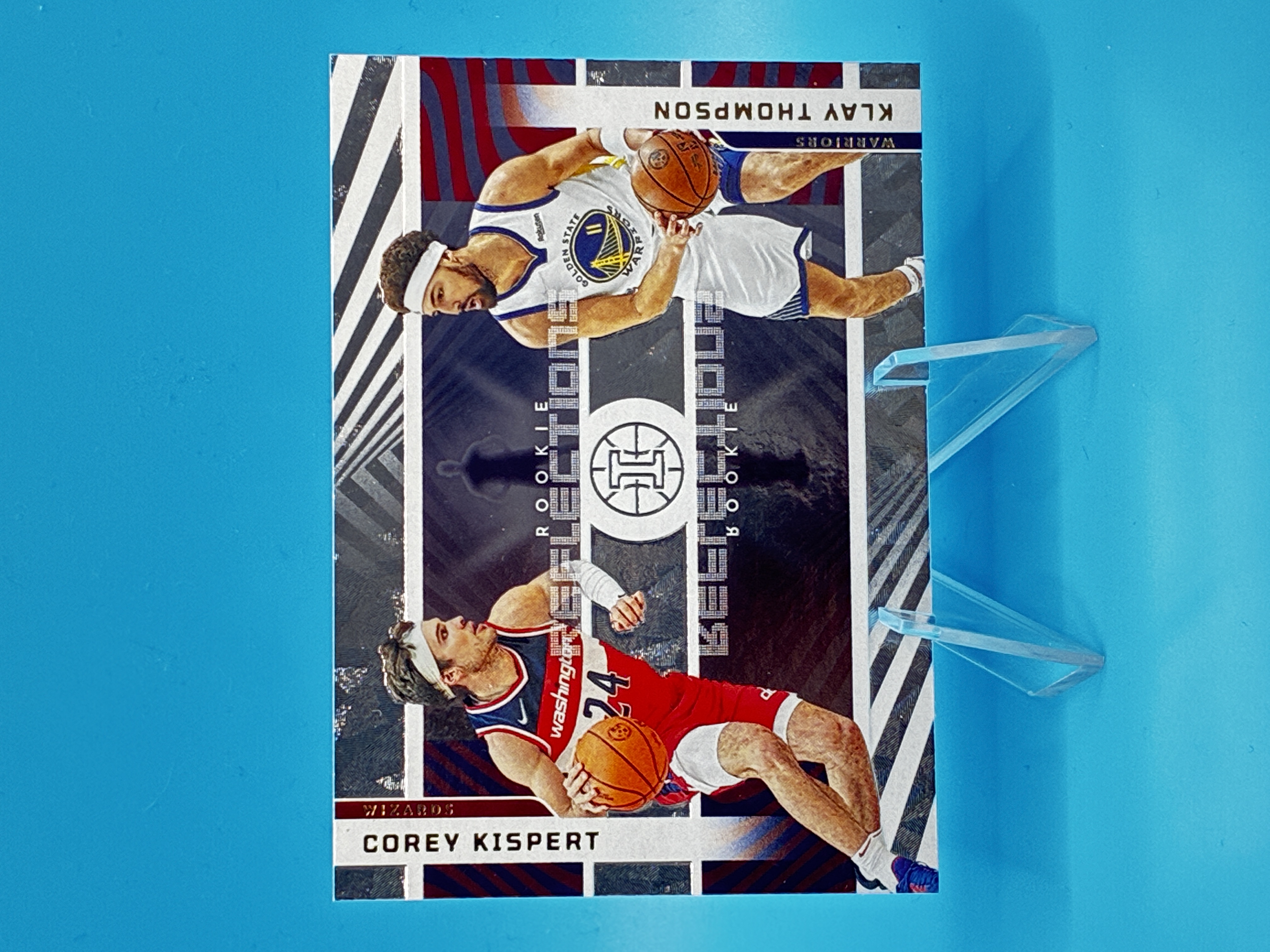 2021/2022 Panini Illusions Basketball Corey Kispert / Klay Thompson Rookie Reflections #11 Washington Wizards – Vorderseite