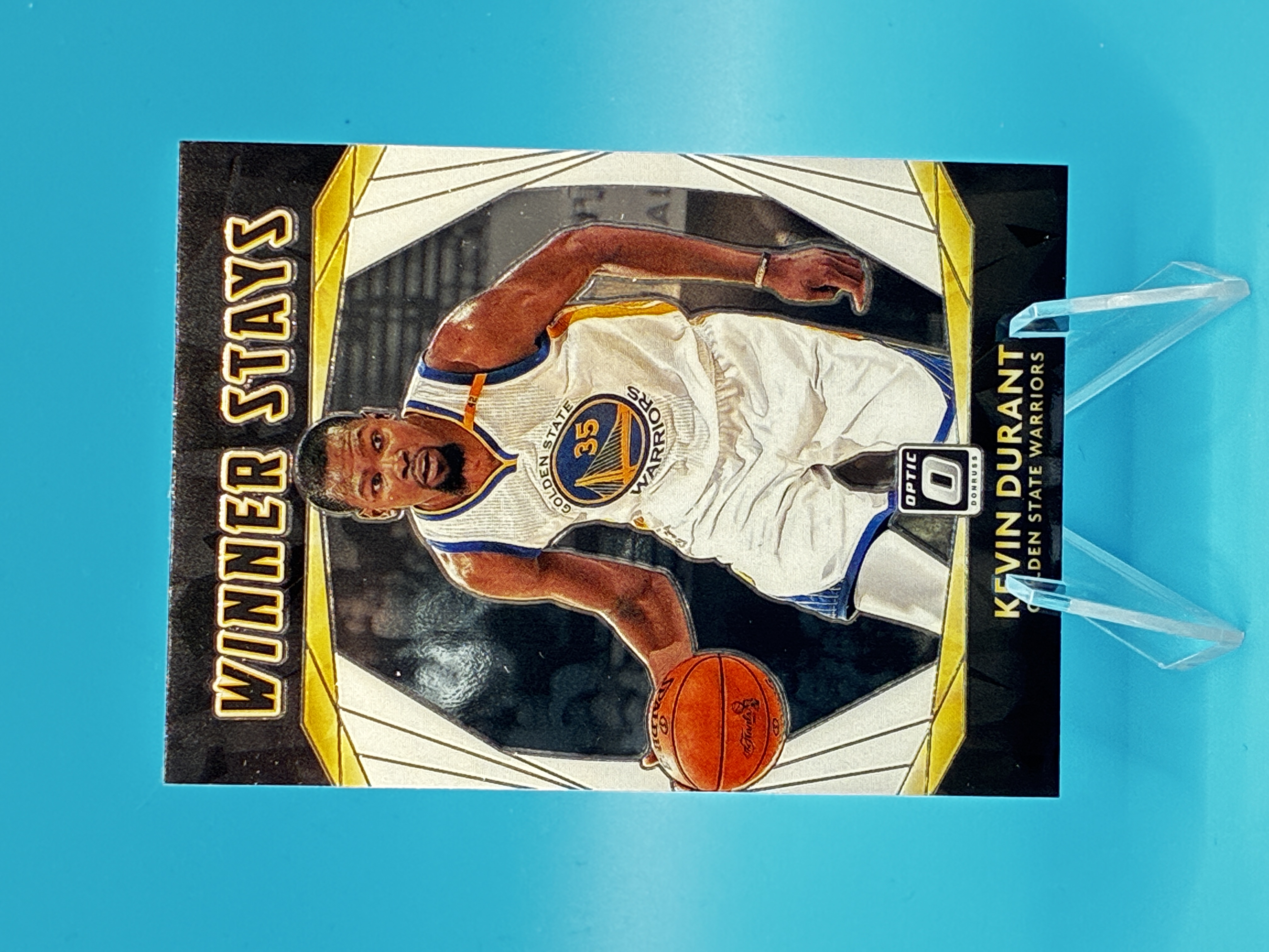 2020/2021 Panini Optic Kevin Durant Winner Stays #18 Golden State Warriors – Vorderseite