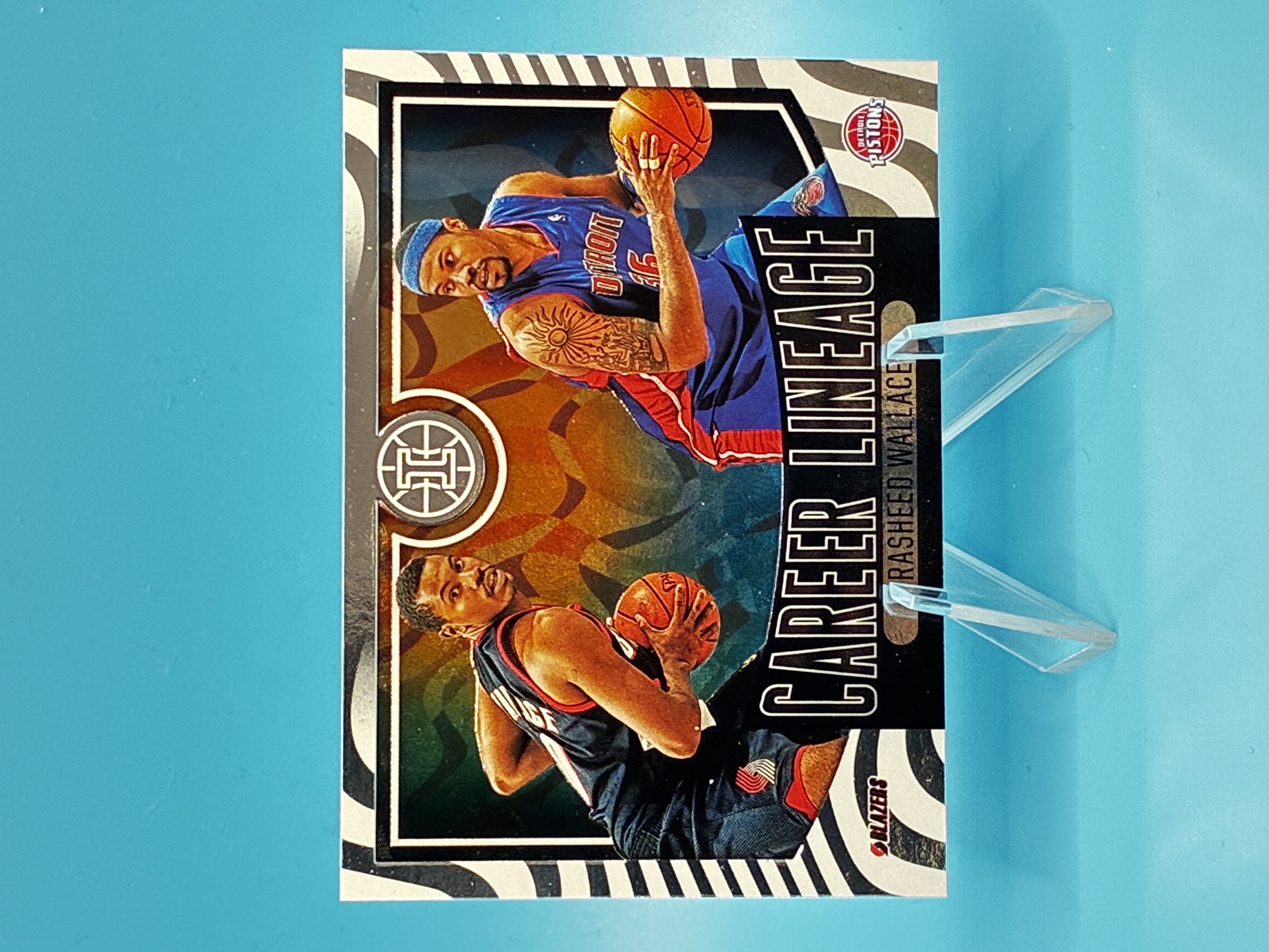 2020/2021 Panini Illusions Basketball Rasheed Wallace Career Lineage #11 Detroit Pistons – Vorderseite
